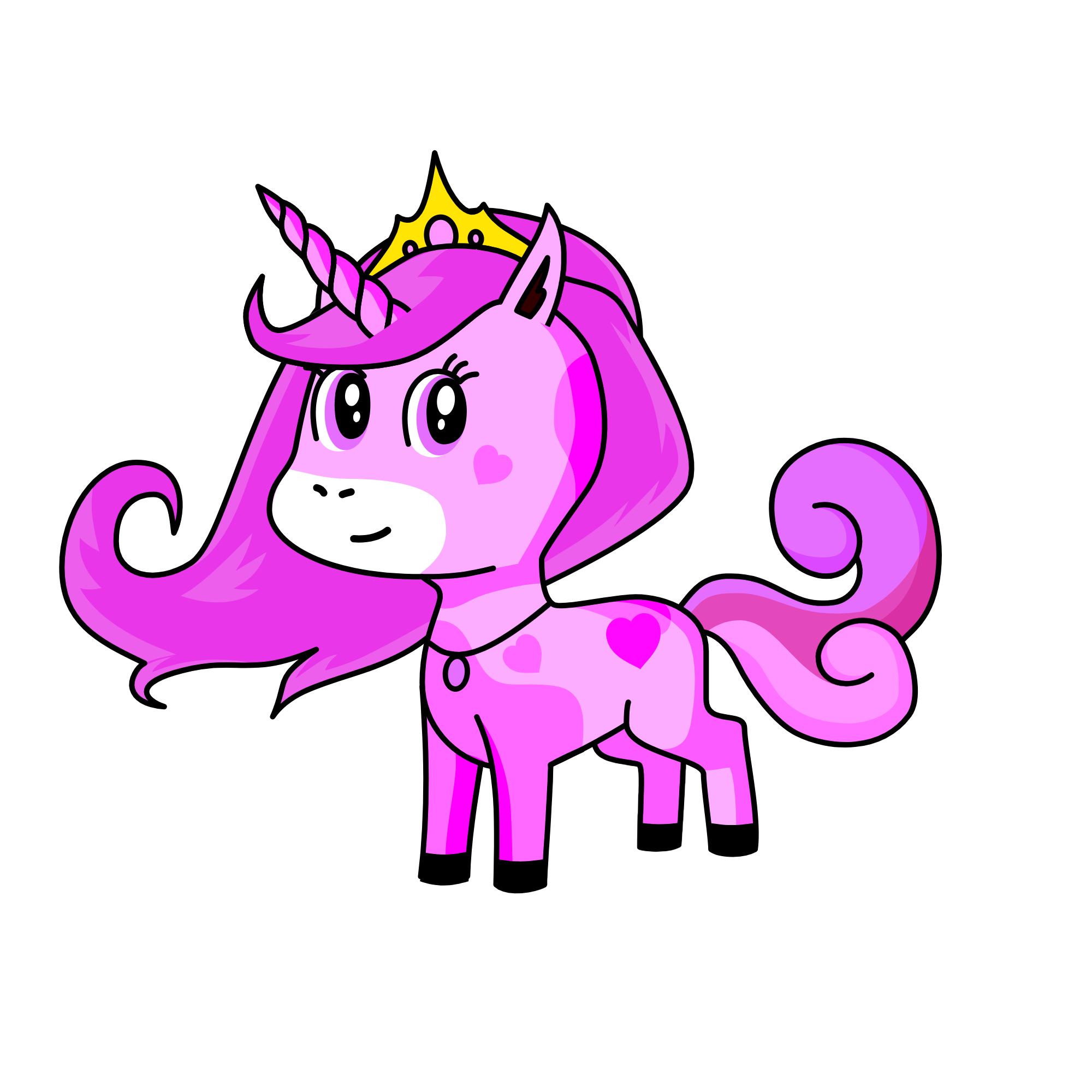 Princess Pinky, the unicorn