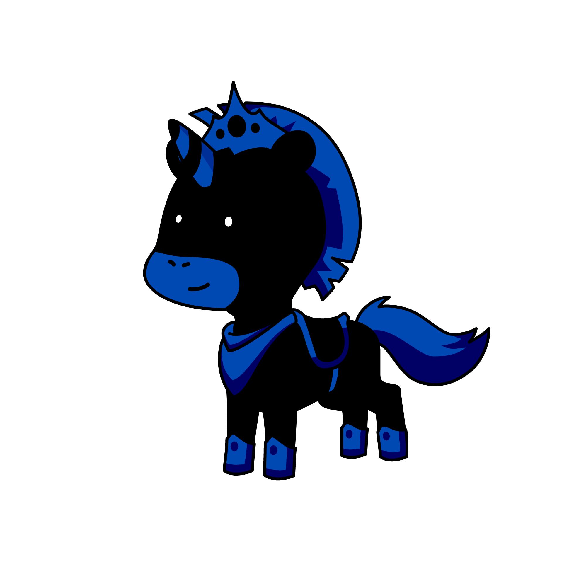 BLUE SPIRIT, the unicorn