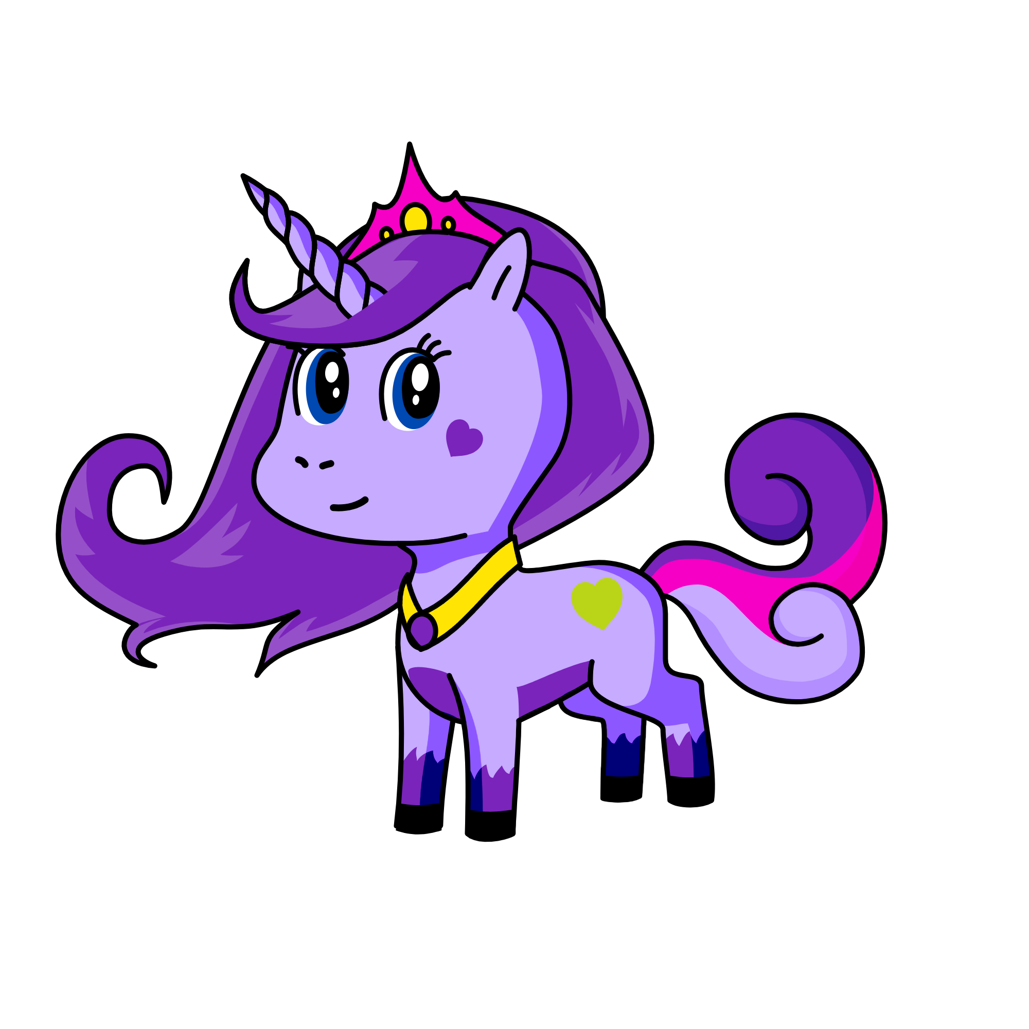 Winter Wind, the unicorn