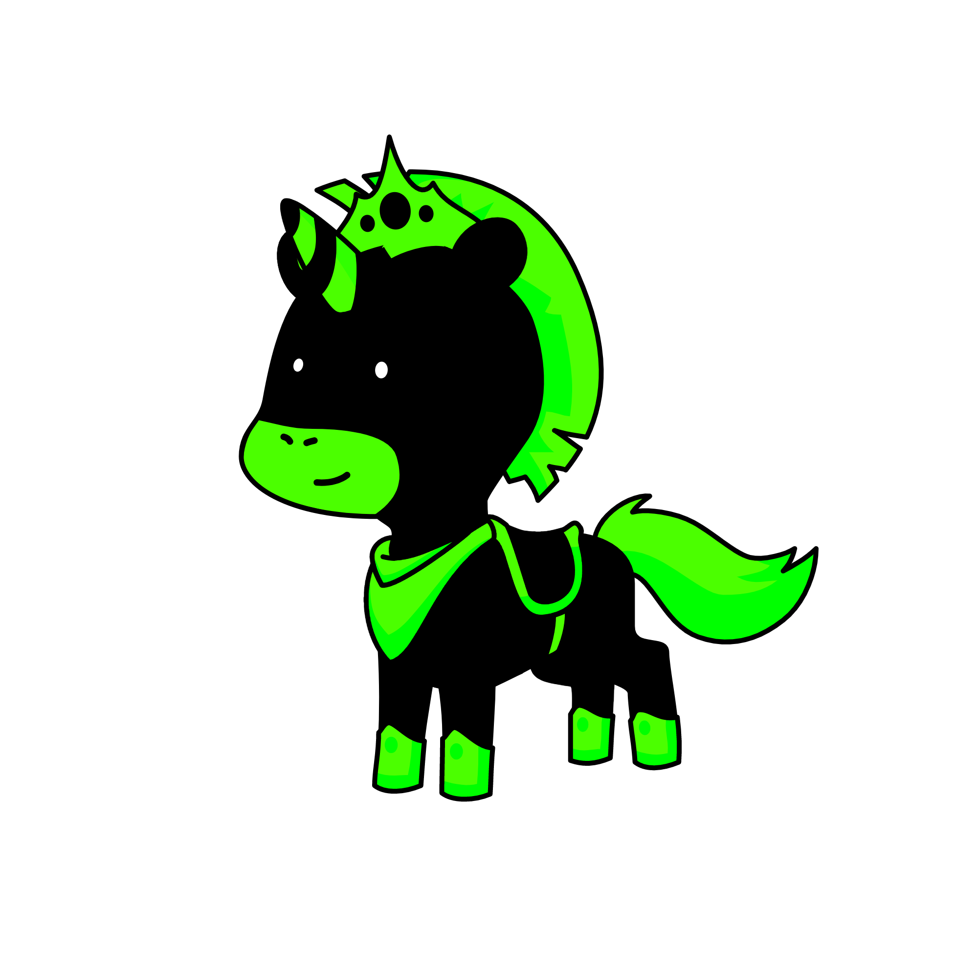 GREEN SPIRIT, the unicorn