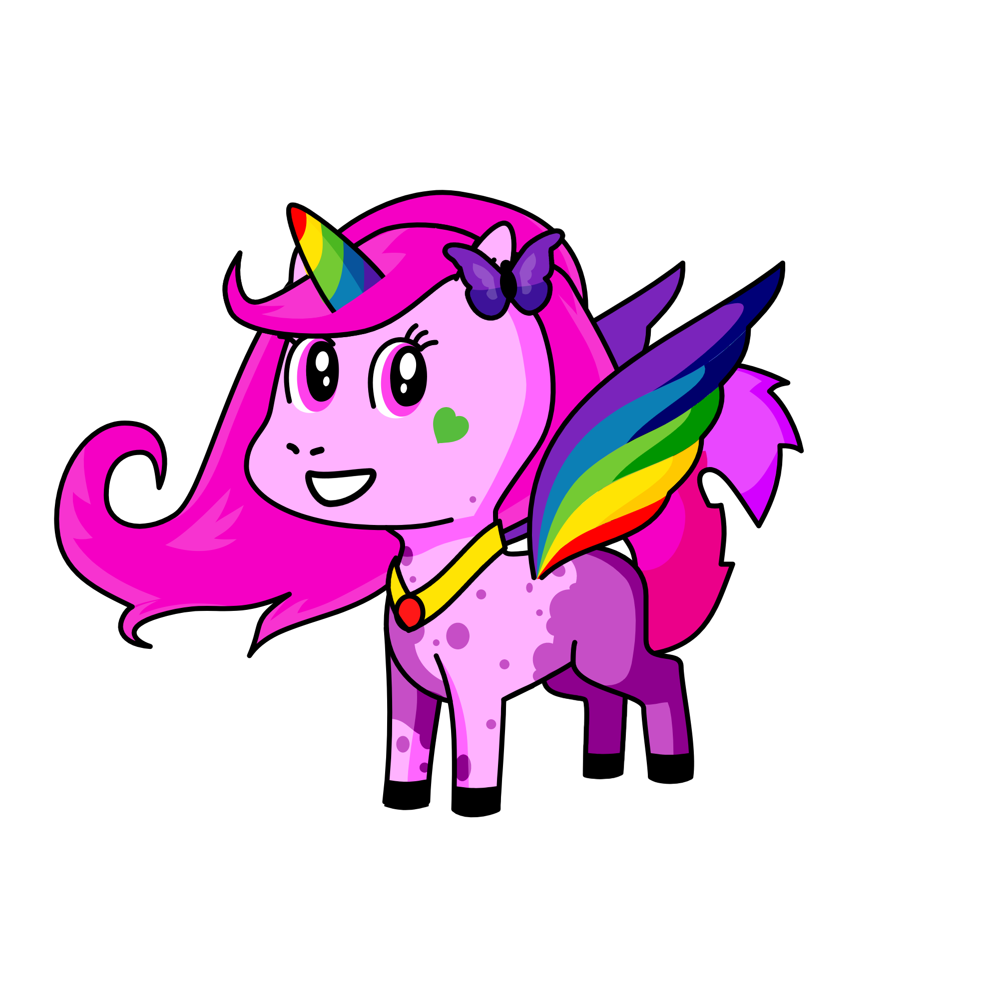 وتين, the unicorn