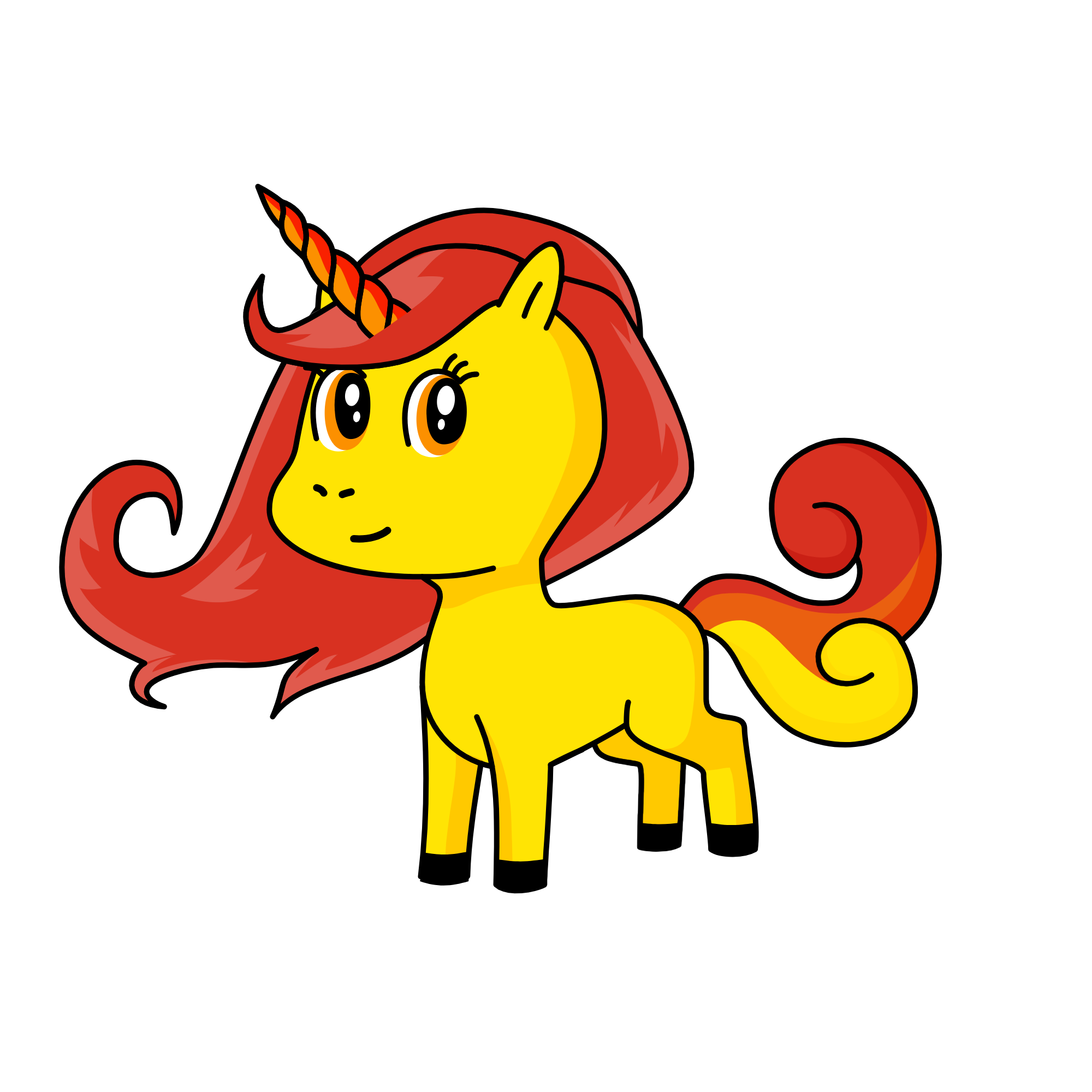 Fireball, the unicorn
