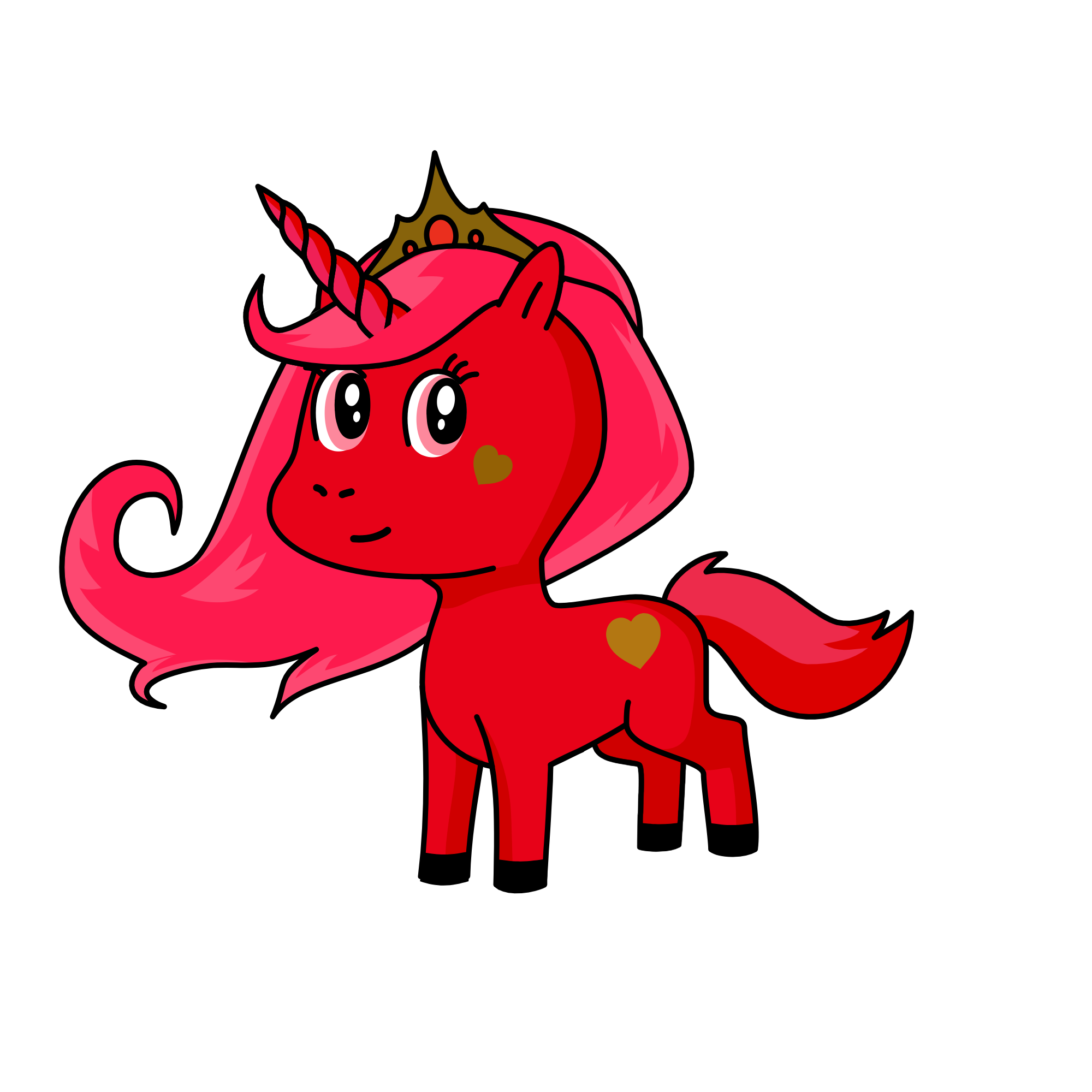 Bubblegum, the unicorn