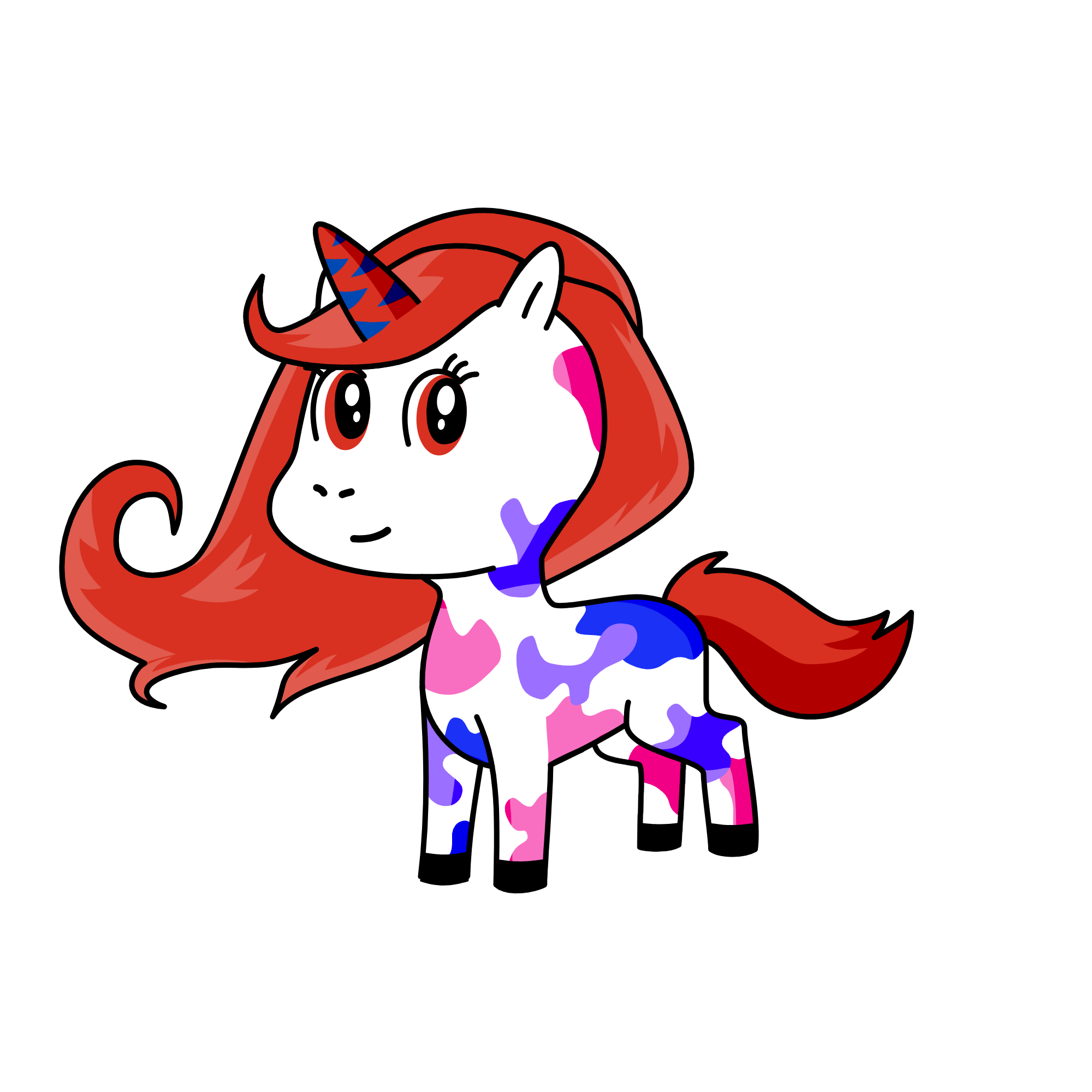 Camo, the unicorn