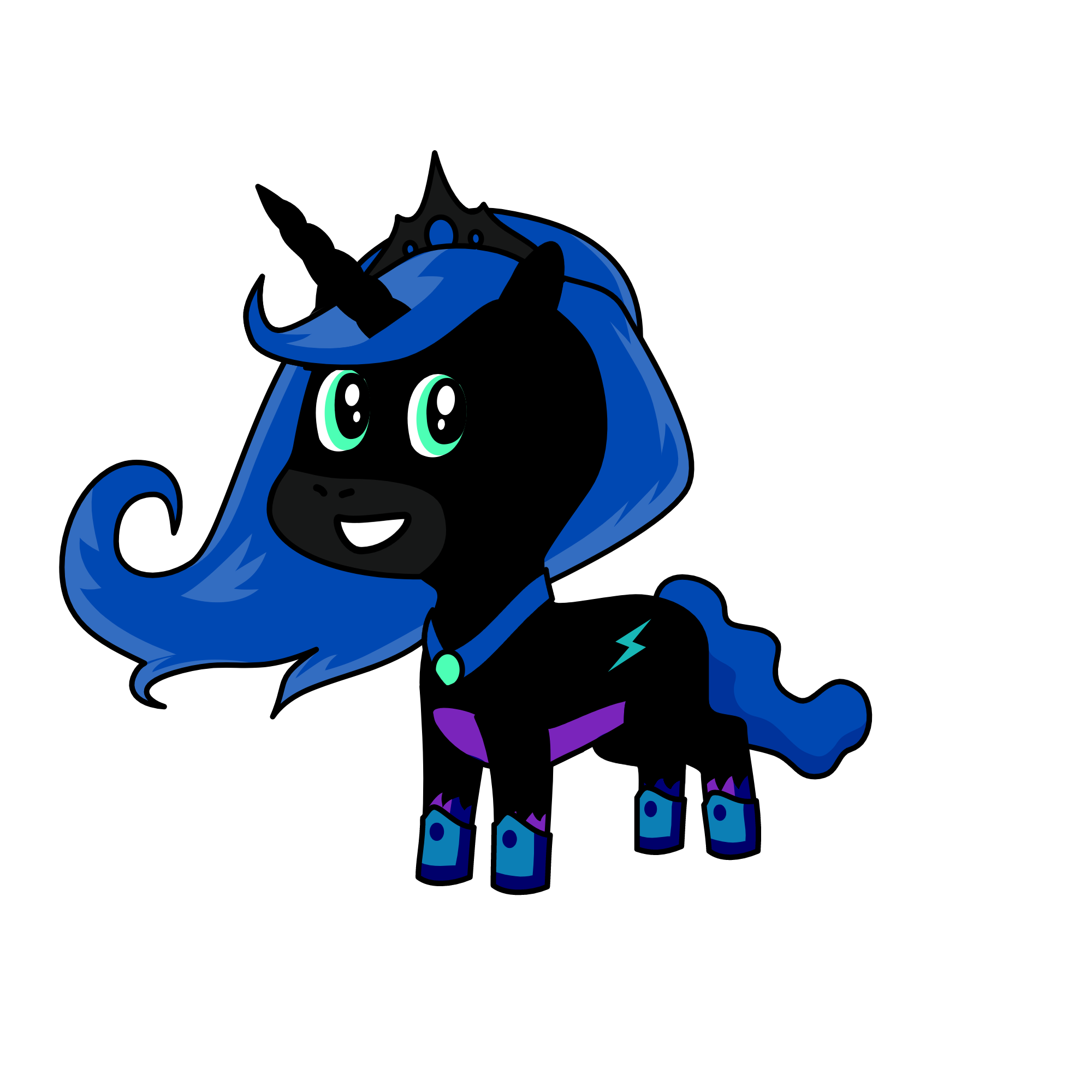 Nightmare Moon, the unicorn