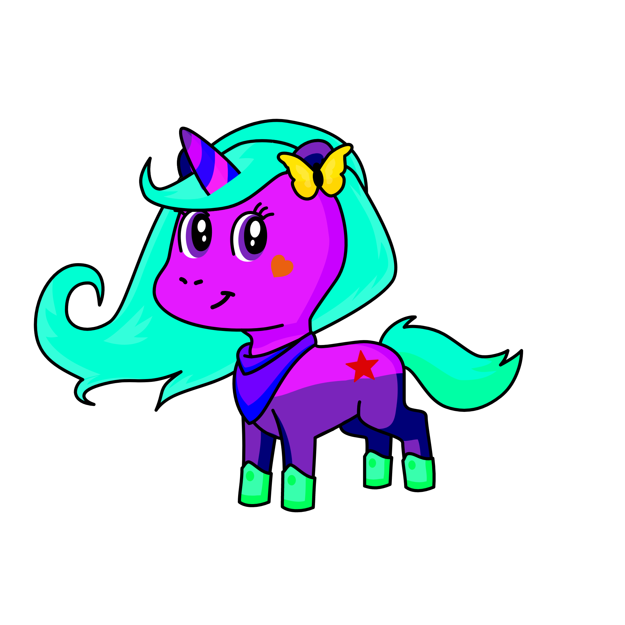 MegaStar, the unicorn