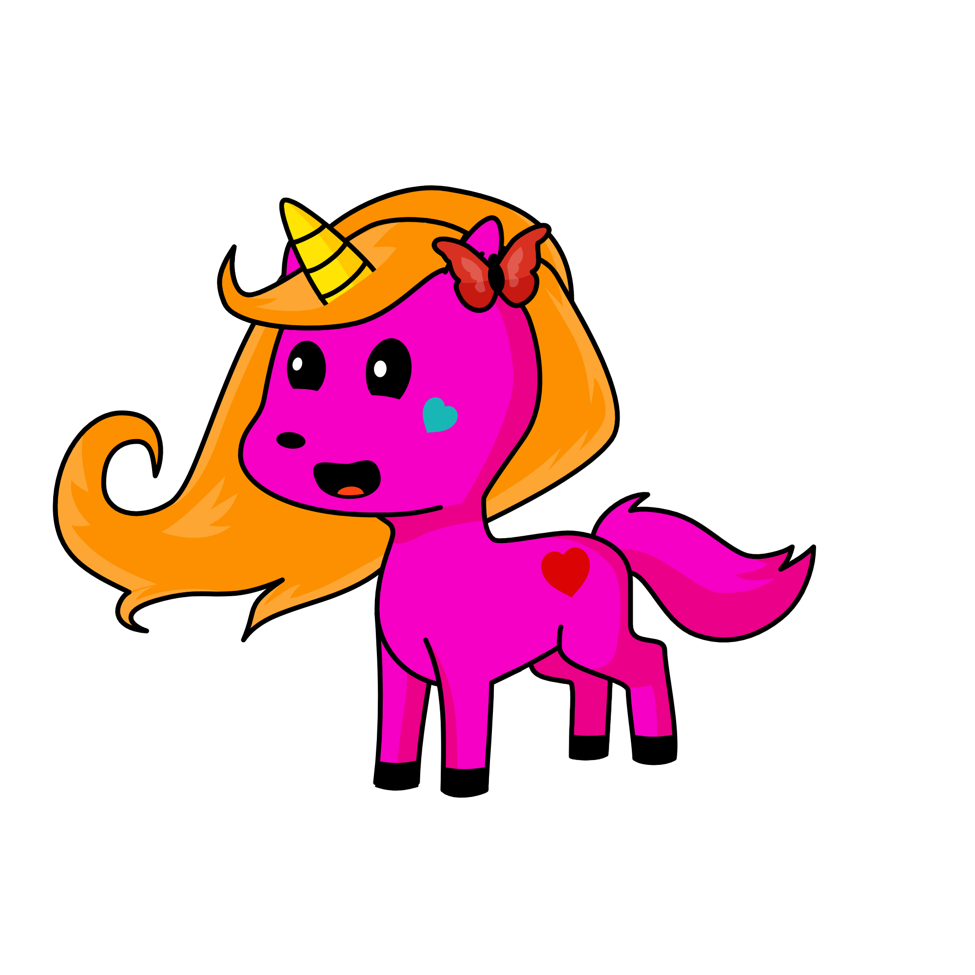Celine, the unicorn