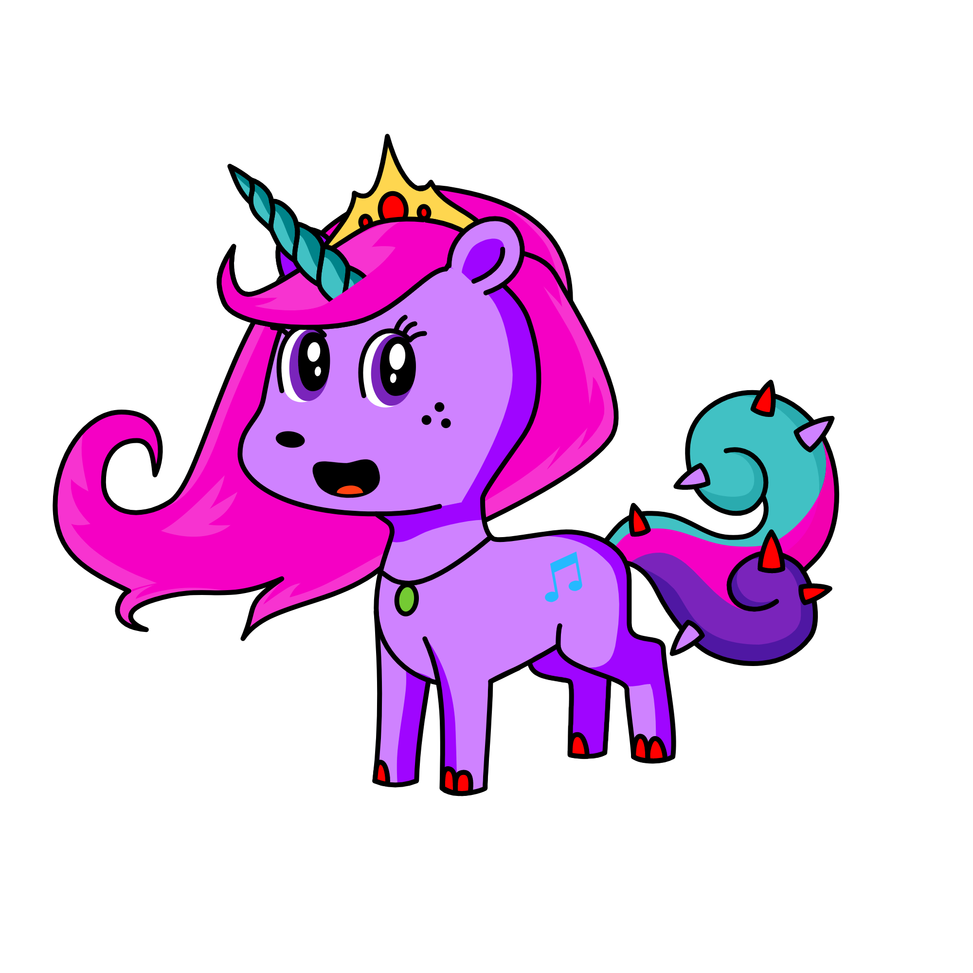 queen prancy, the unicorn