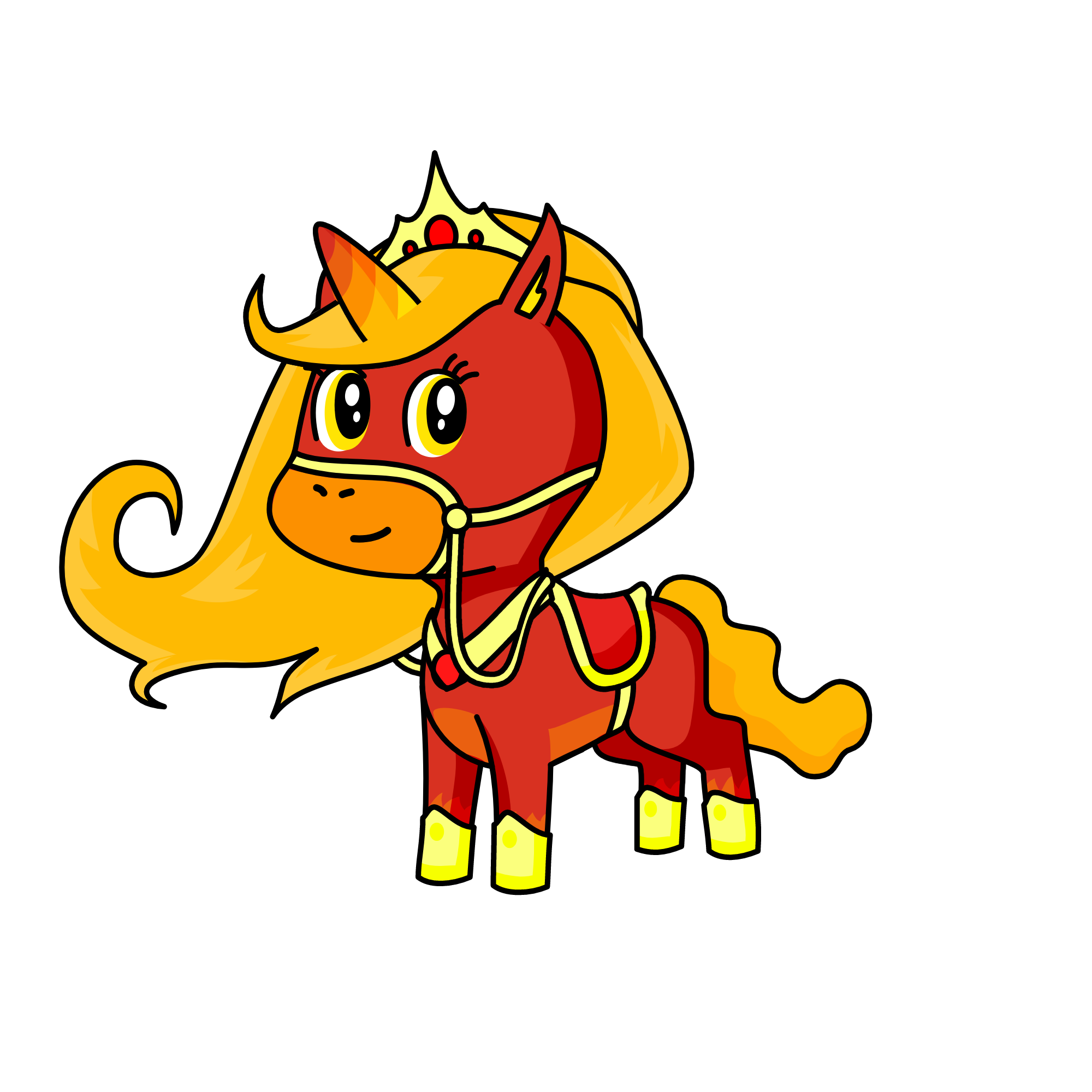 sunset, the unicorn