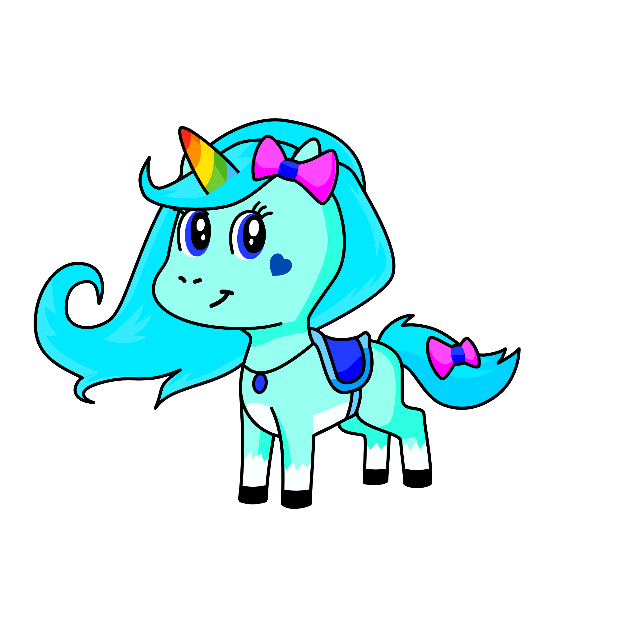 Kristall, the unicorn