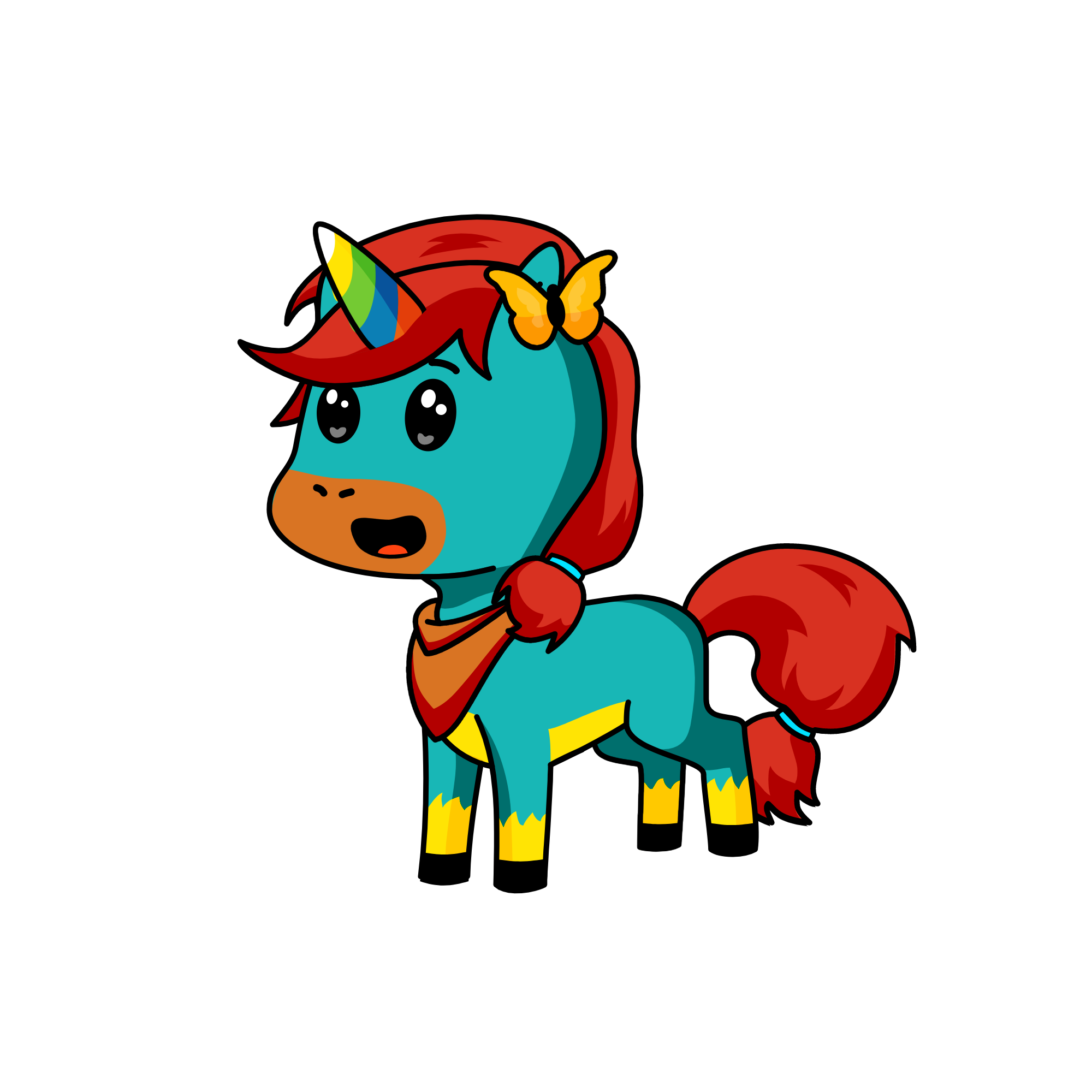 Fluffy, the unicorn