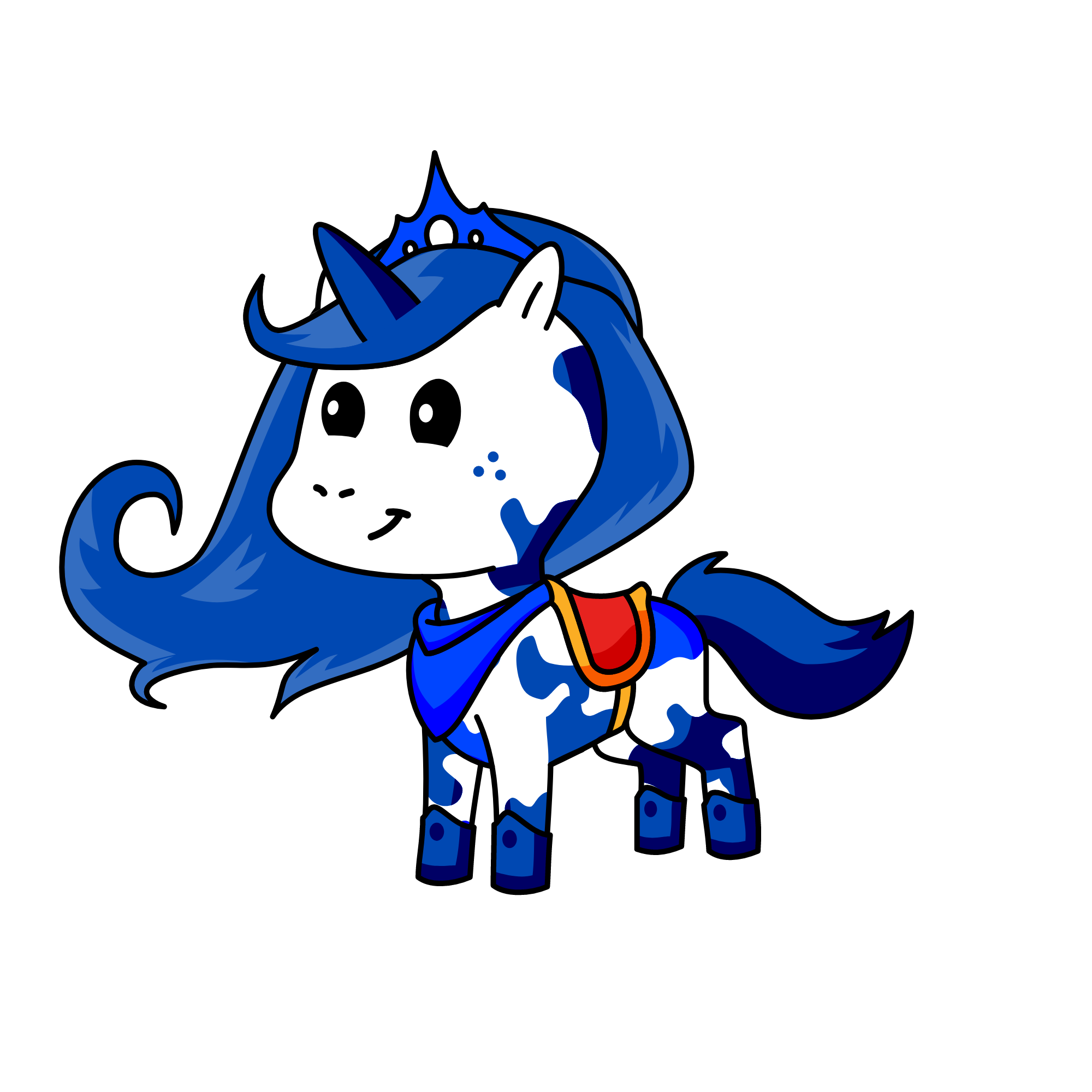 WHİTEBLUE, the unicorn