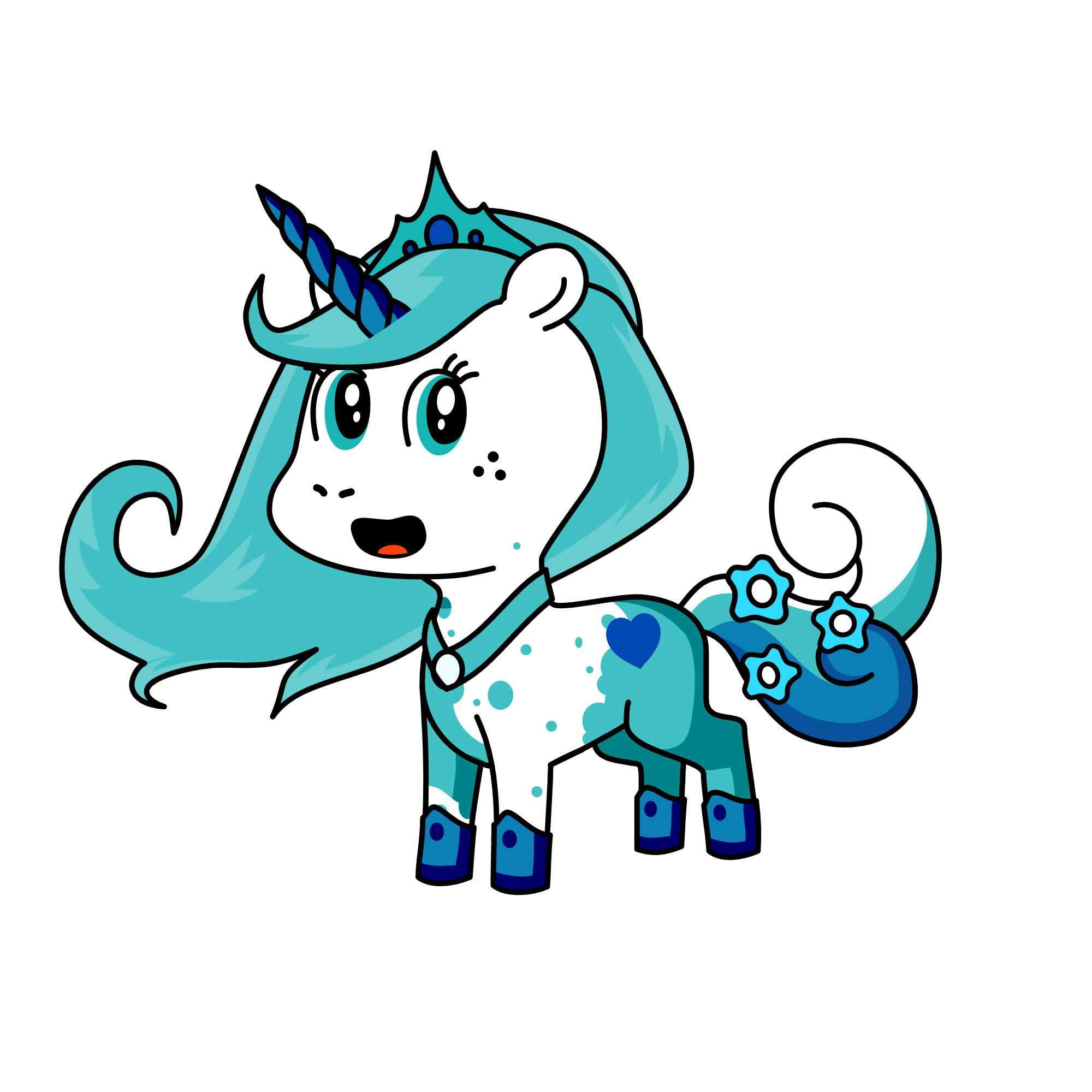 snow, the unicorn