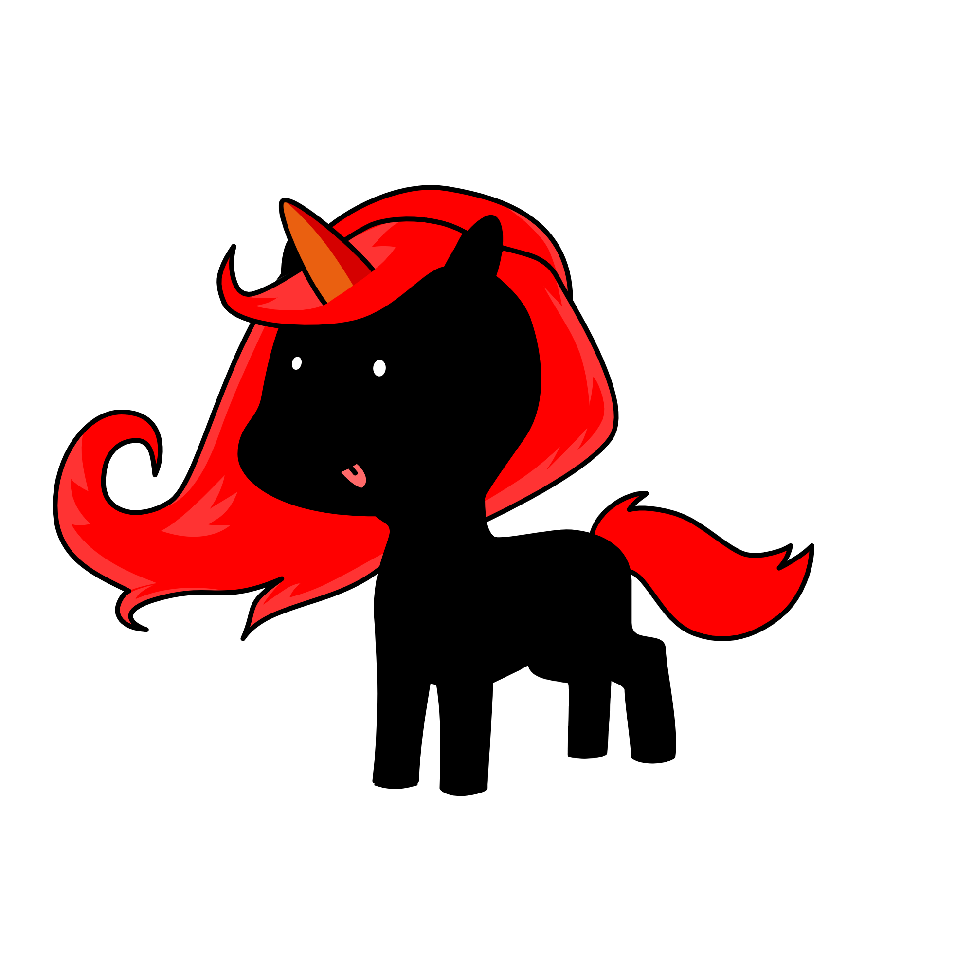 RED SPIRIT, the unicorn