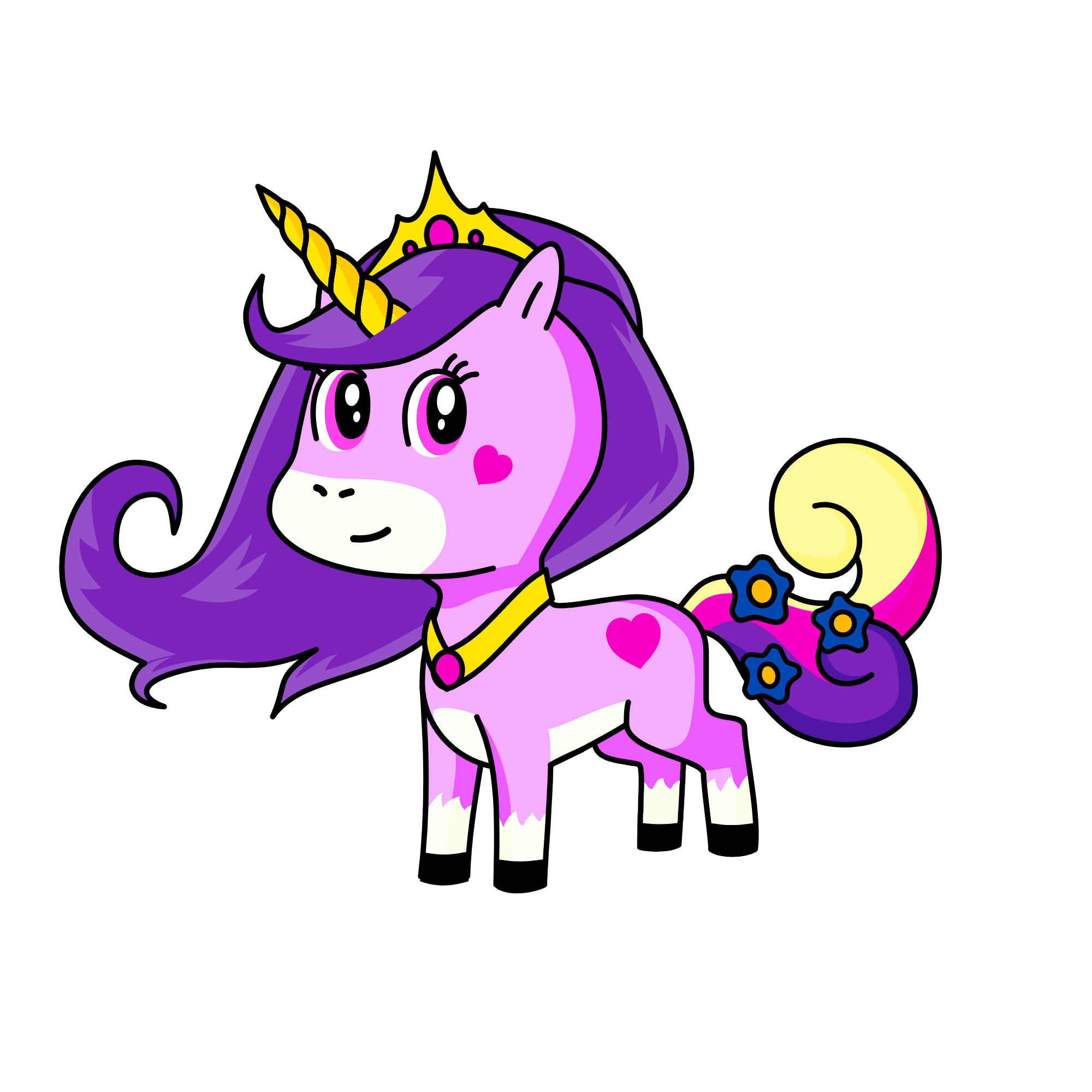 Crystalia, the unicorn