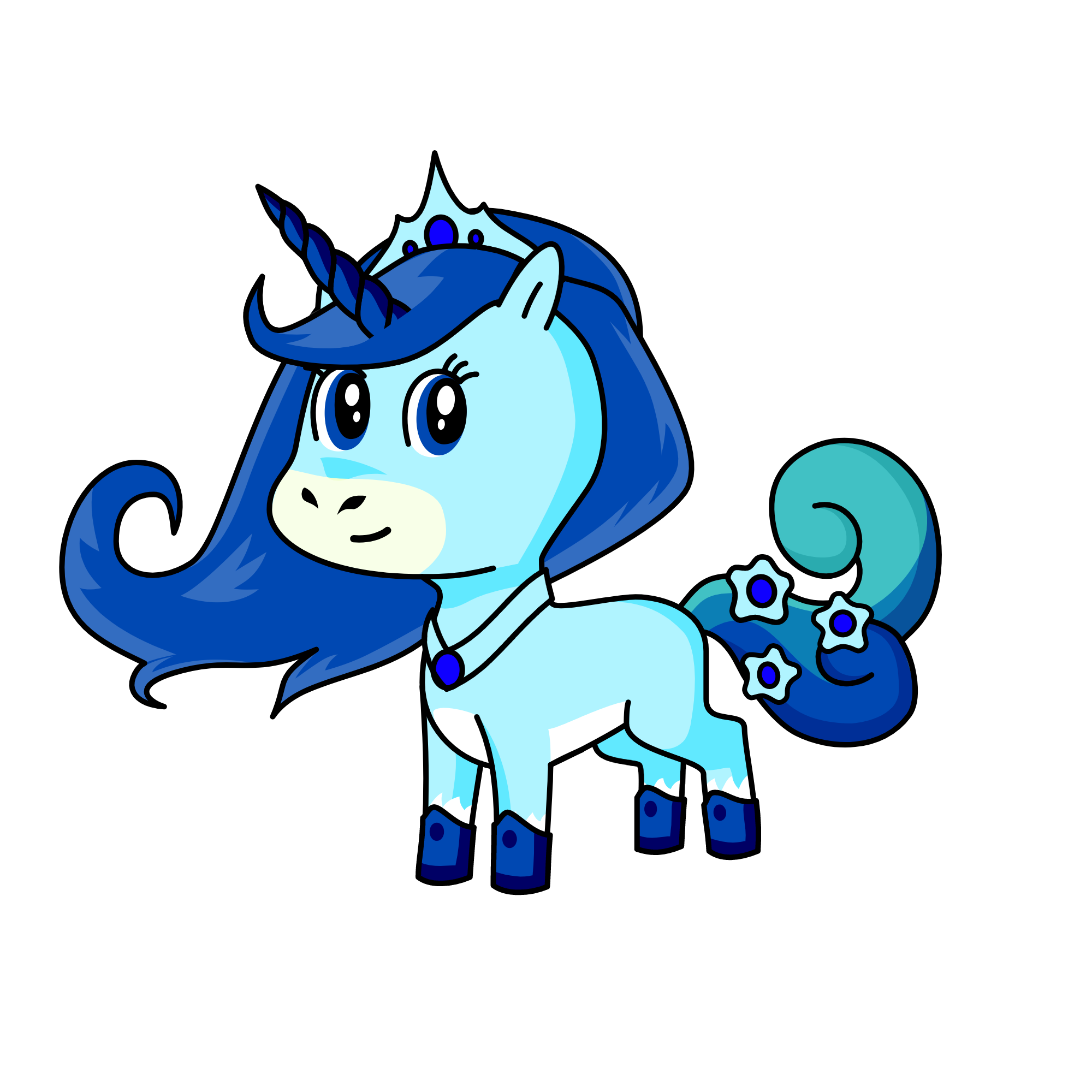 Snowdrop, the unicorn