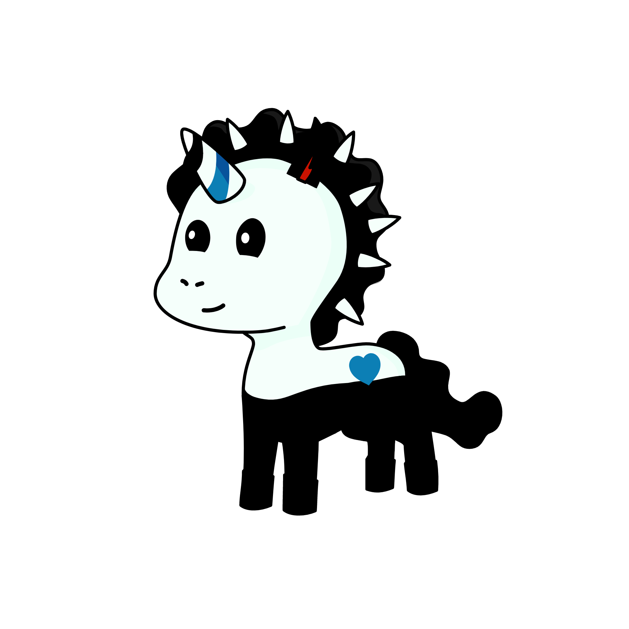 Im evan i like flowers and rainbows and butterflies and sugar and brownies and birds and trash, the unicorn