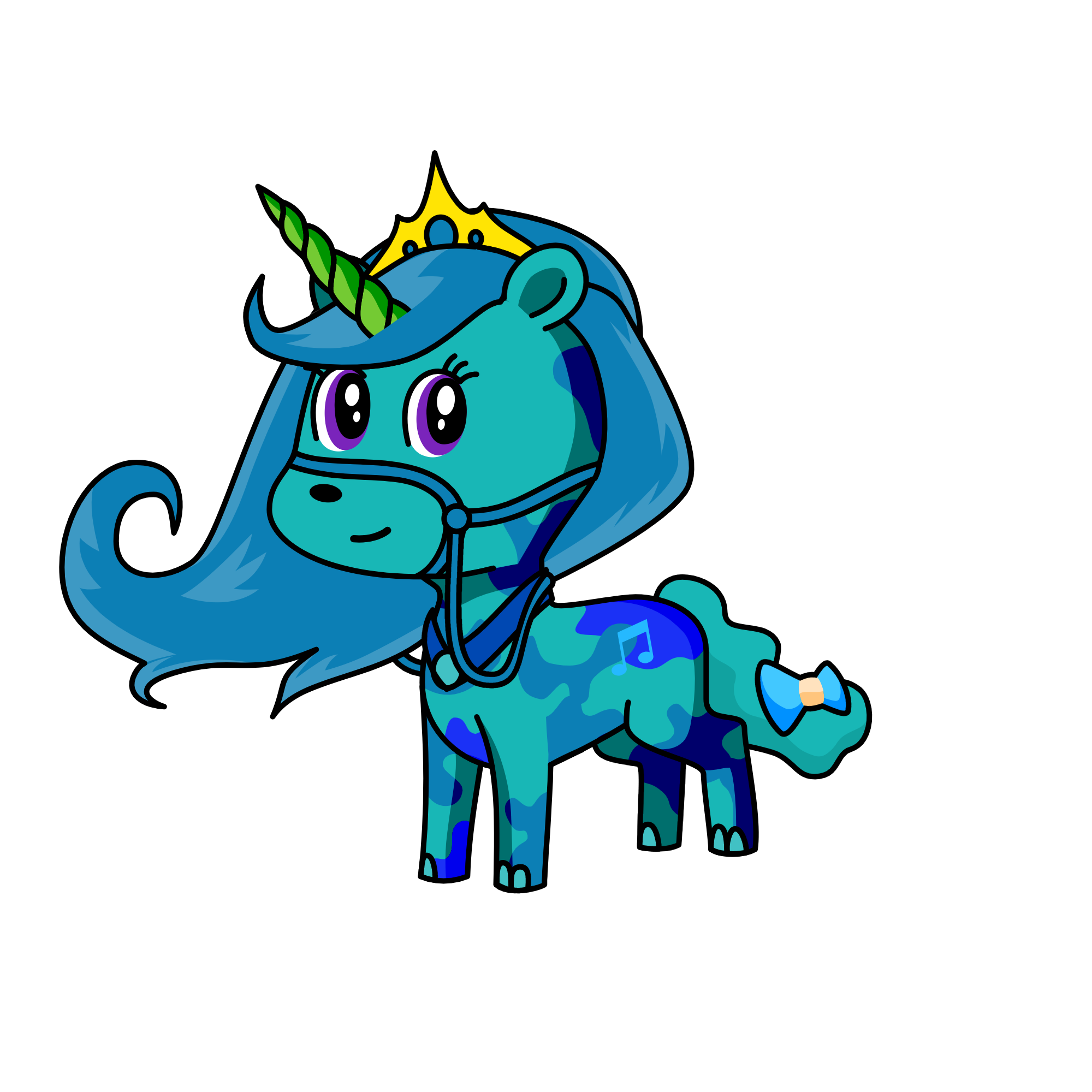 Icey from the sky, the unicorn