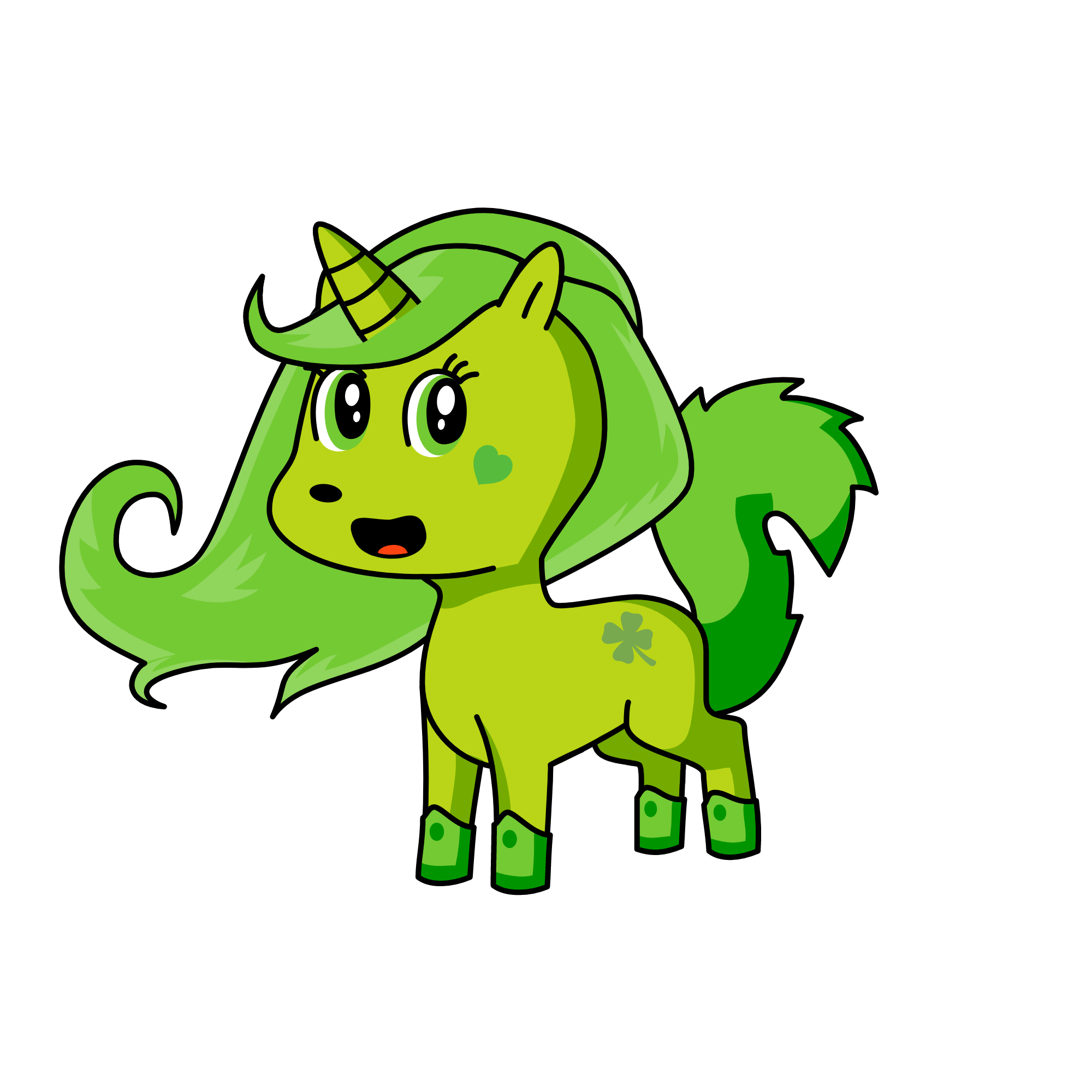 Grass, the unicorn