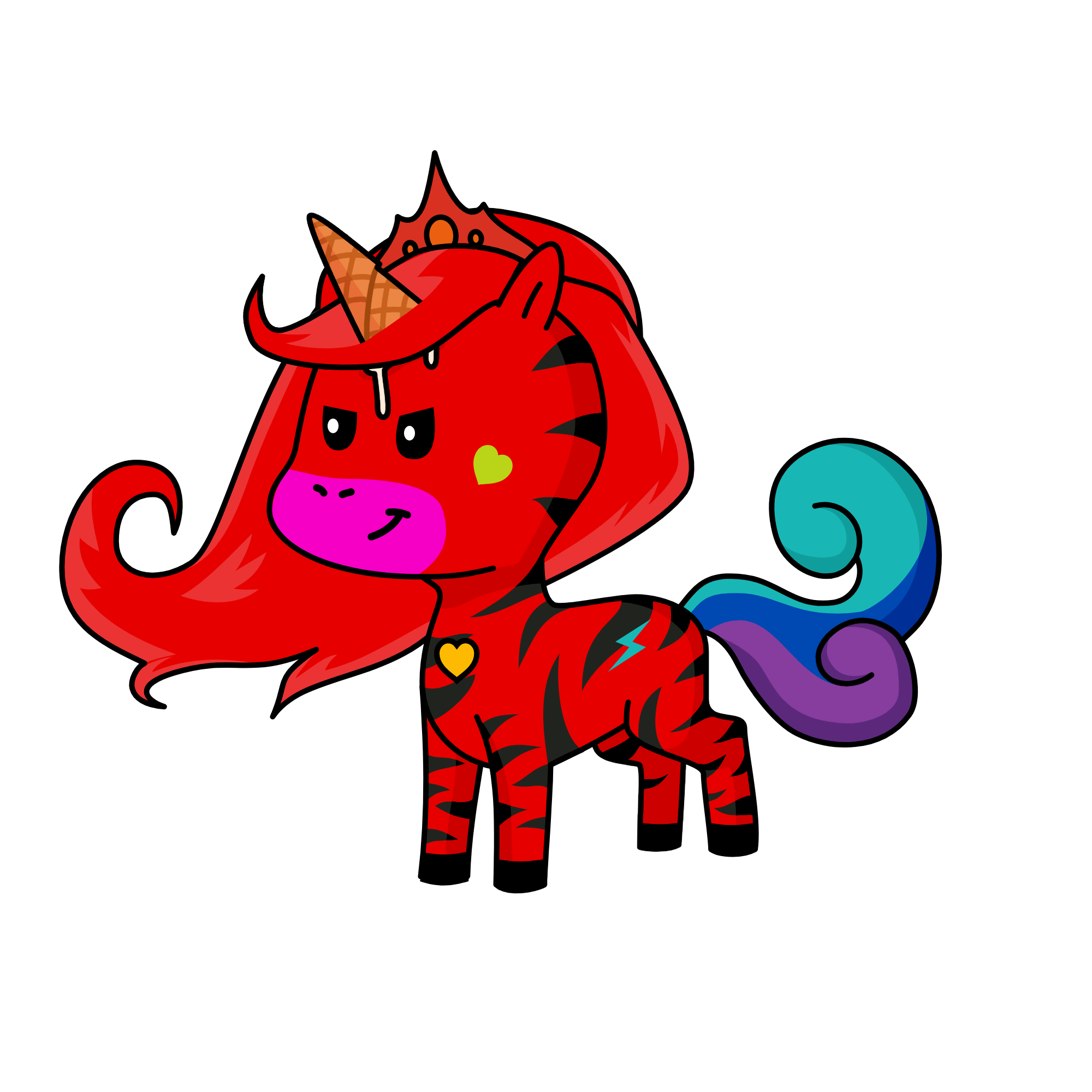 Queen Devil, the unicorn