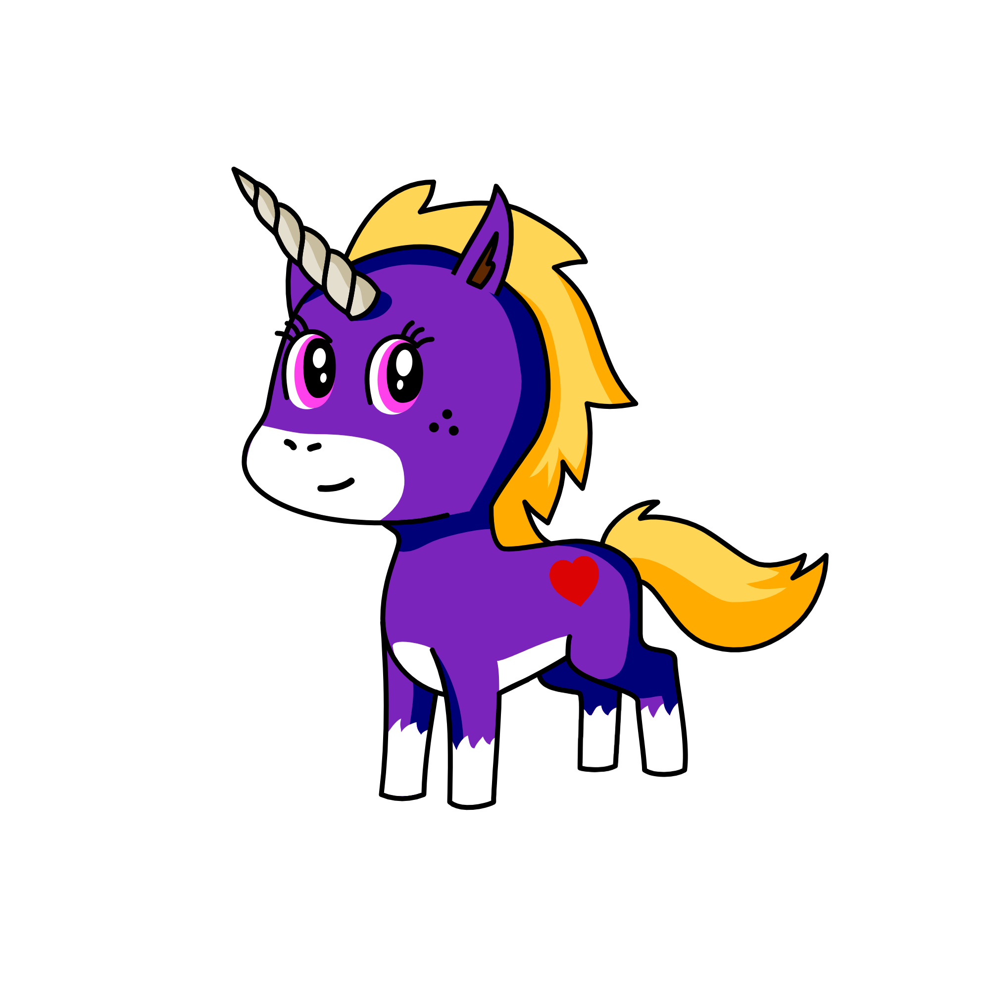 Rose, the unicorn