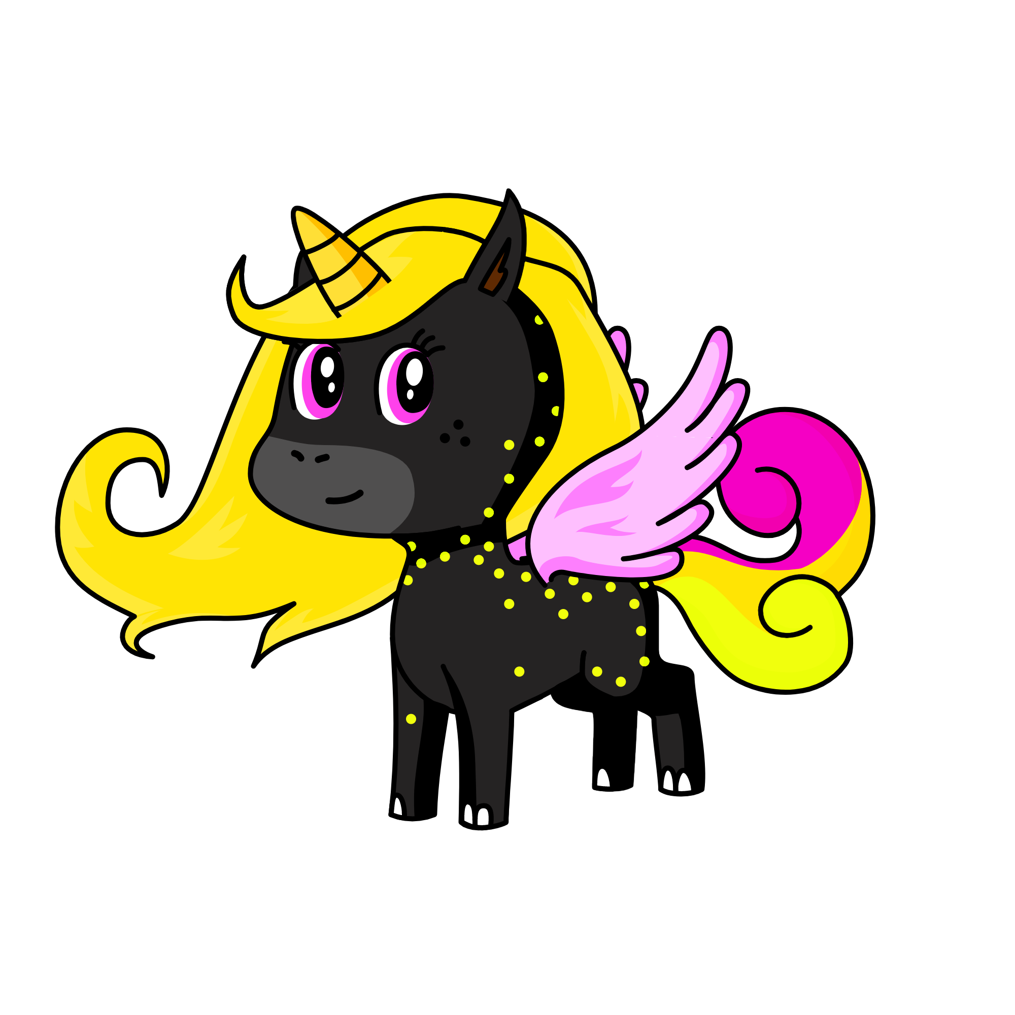 Goldie, the unicorn