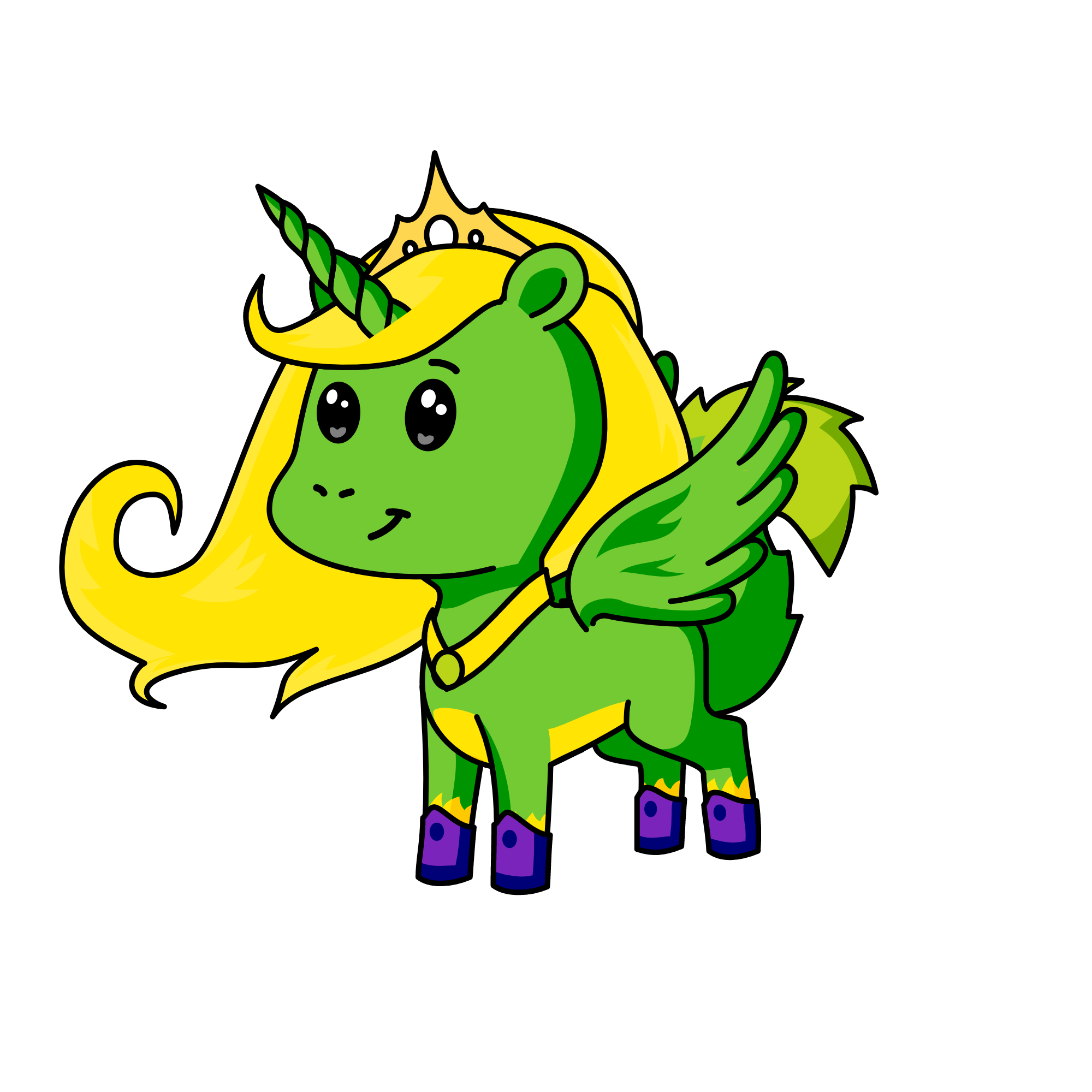 Princess of Nature, the unicorn