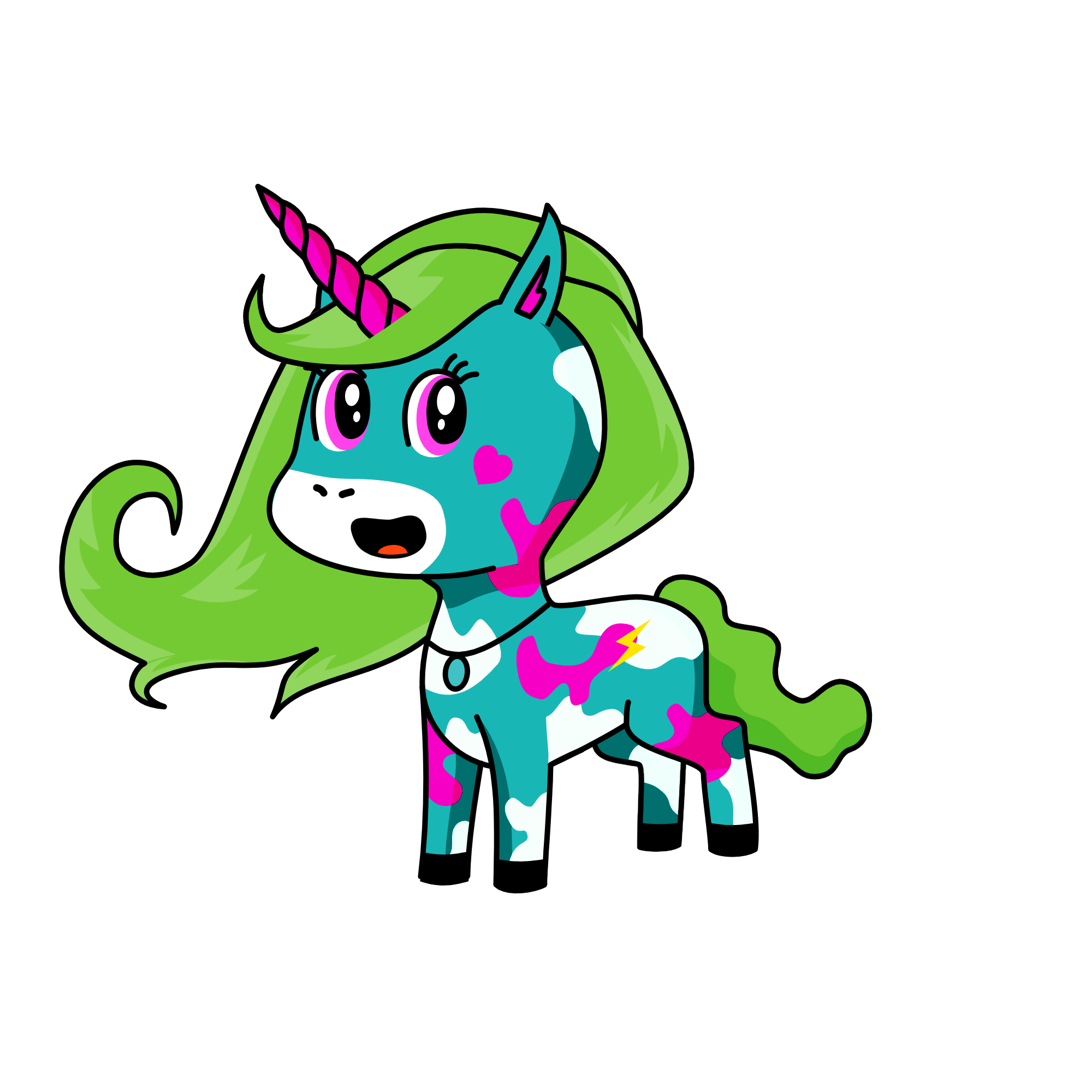 sky queen, the unicorn