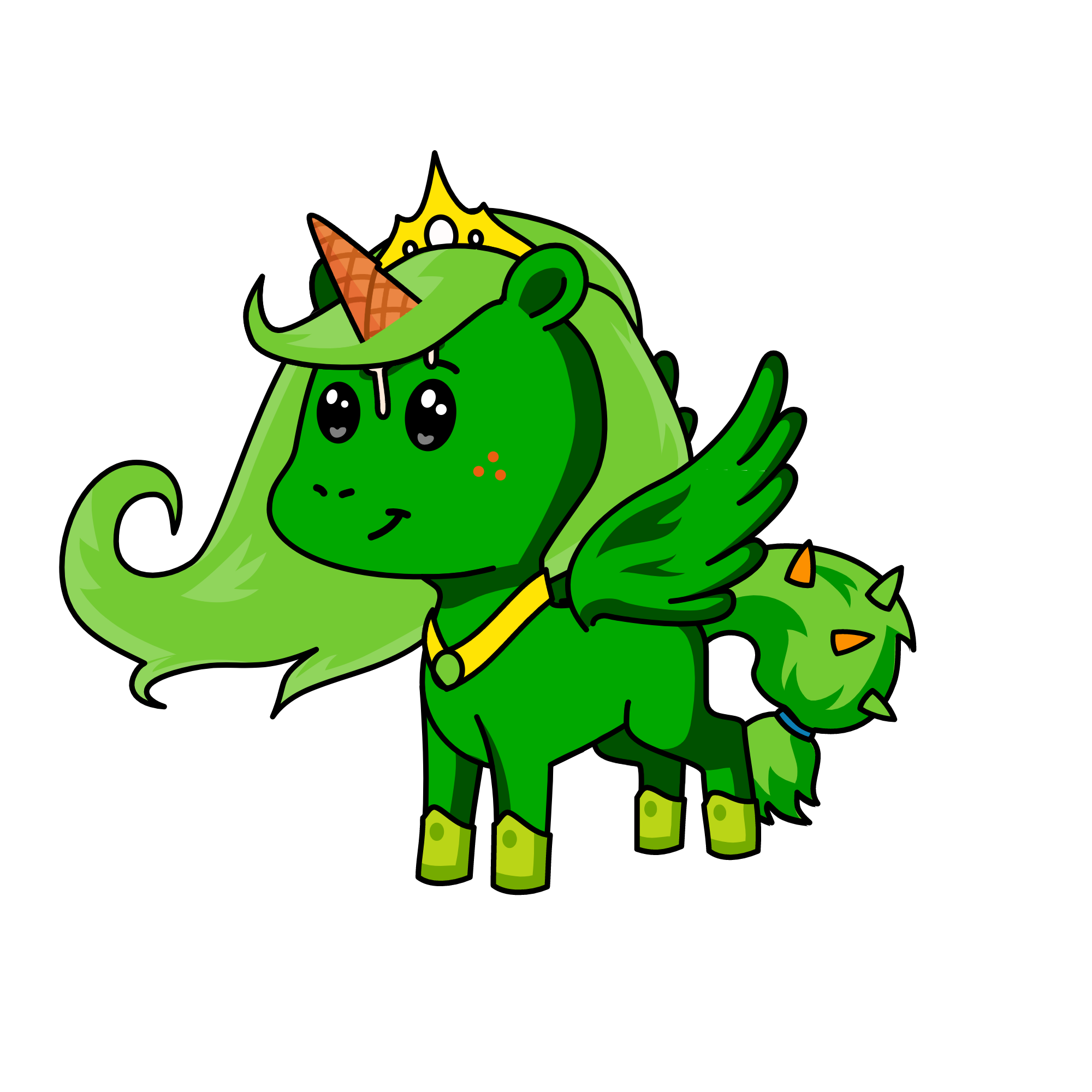 Princess of the Desert, the unicorn