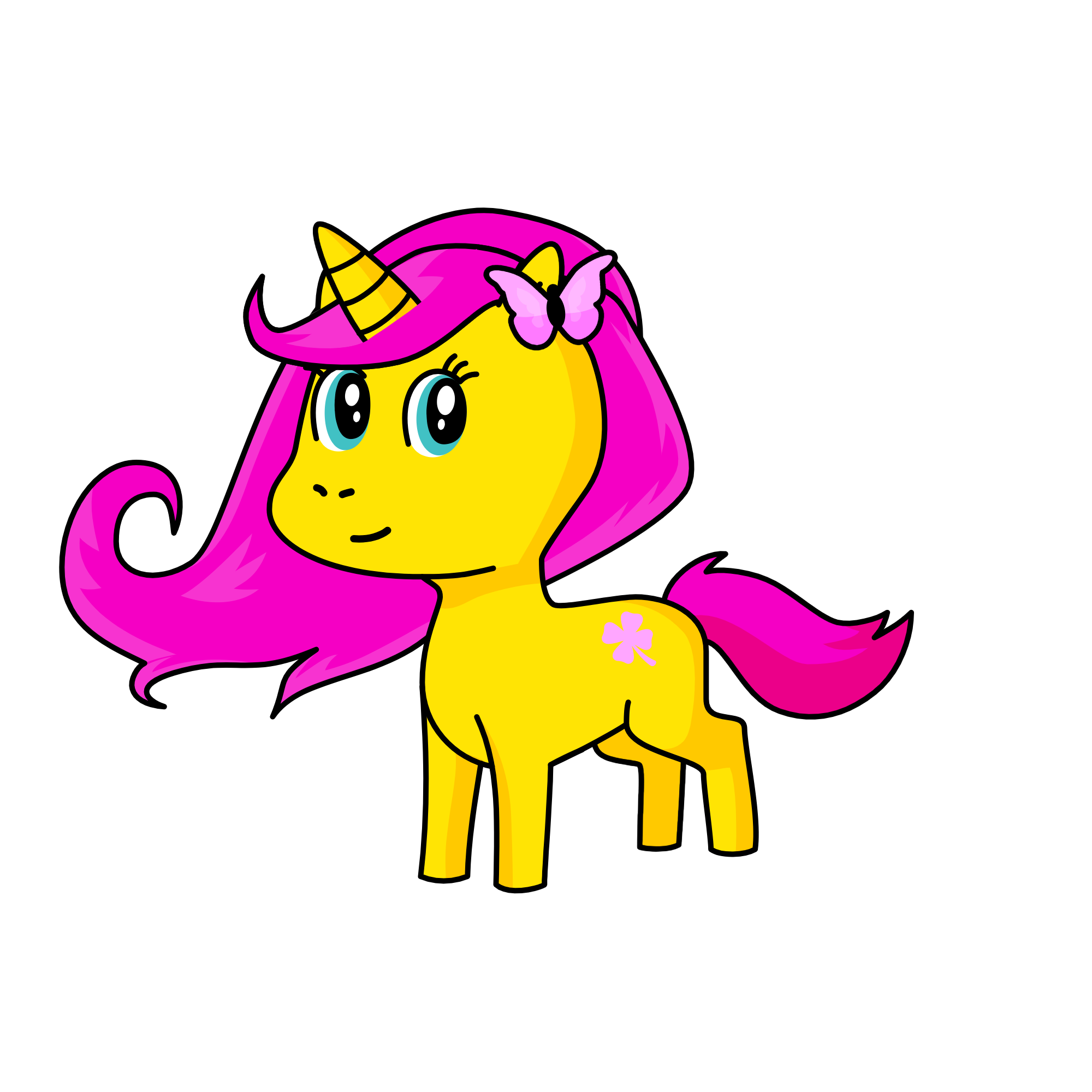 Fluttershy, the unicorn