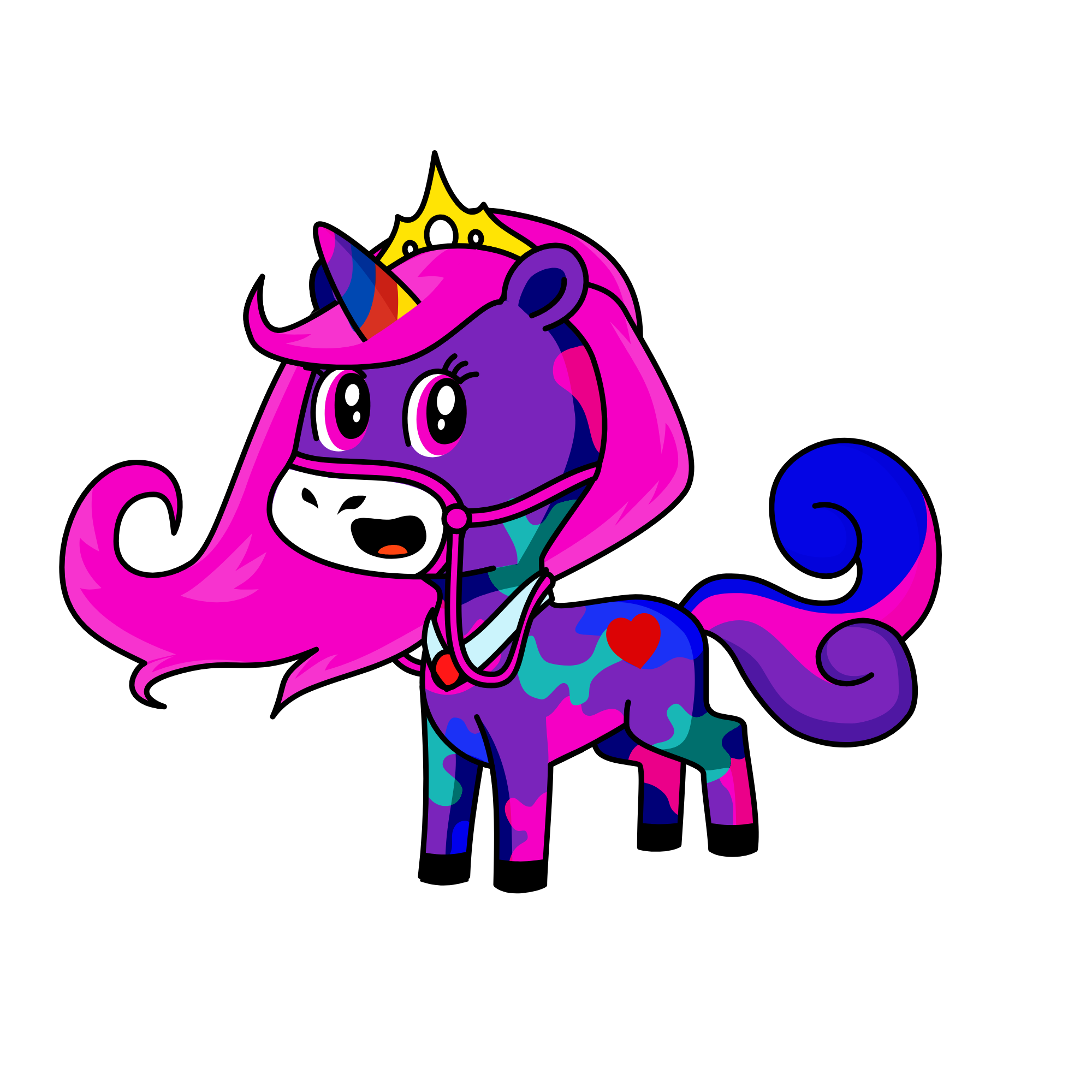 male, the unicorn