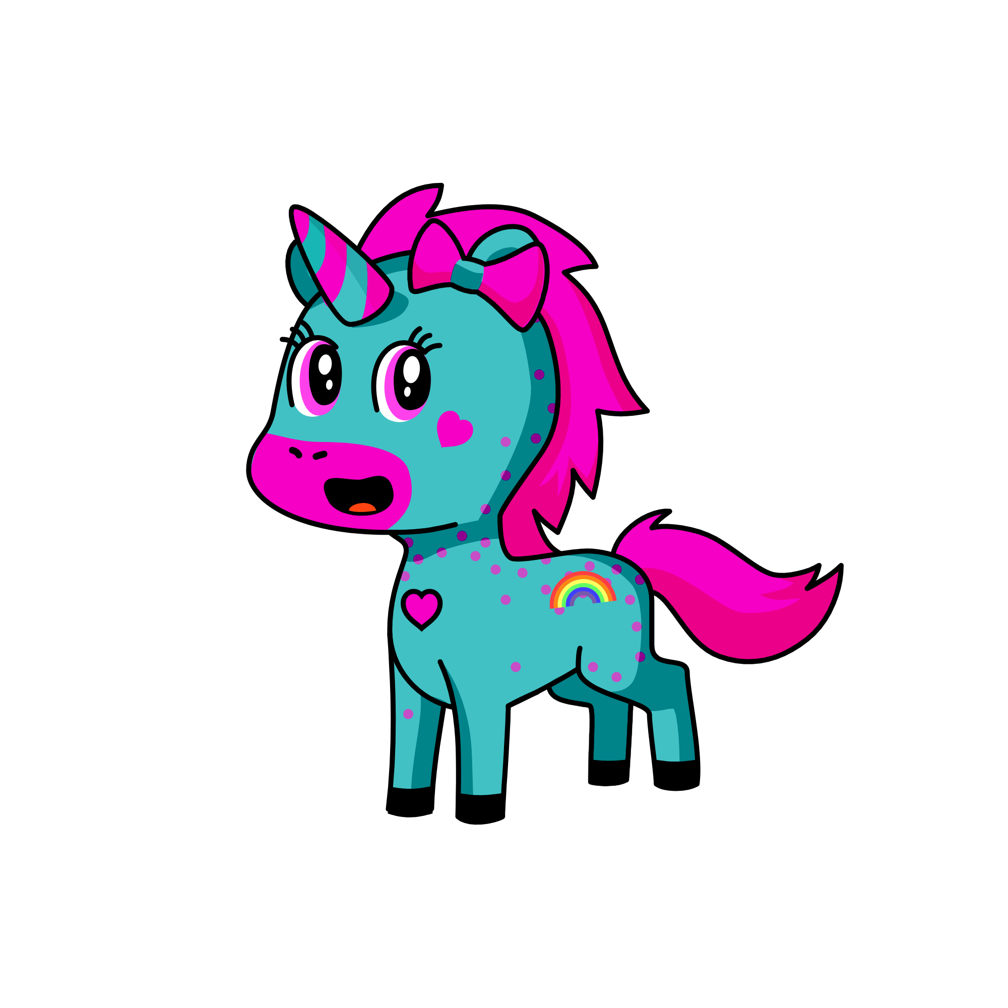 cotten candy , the unicorn