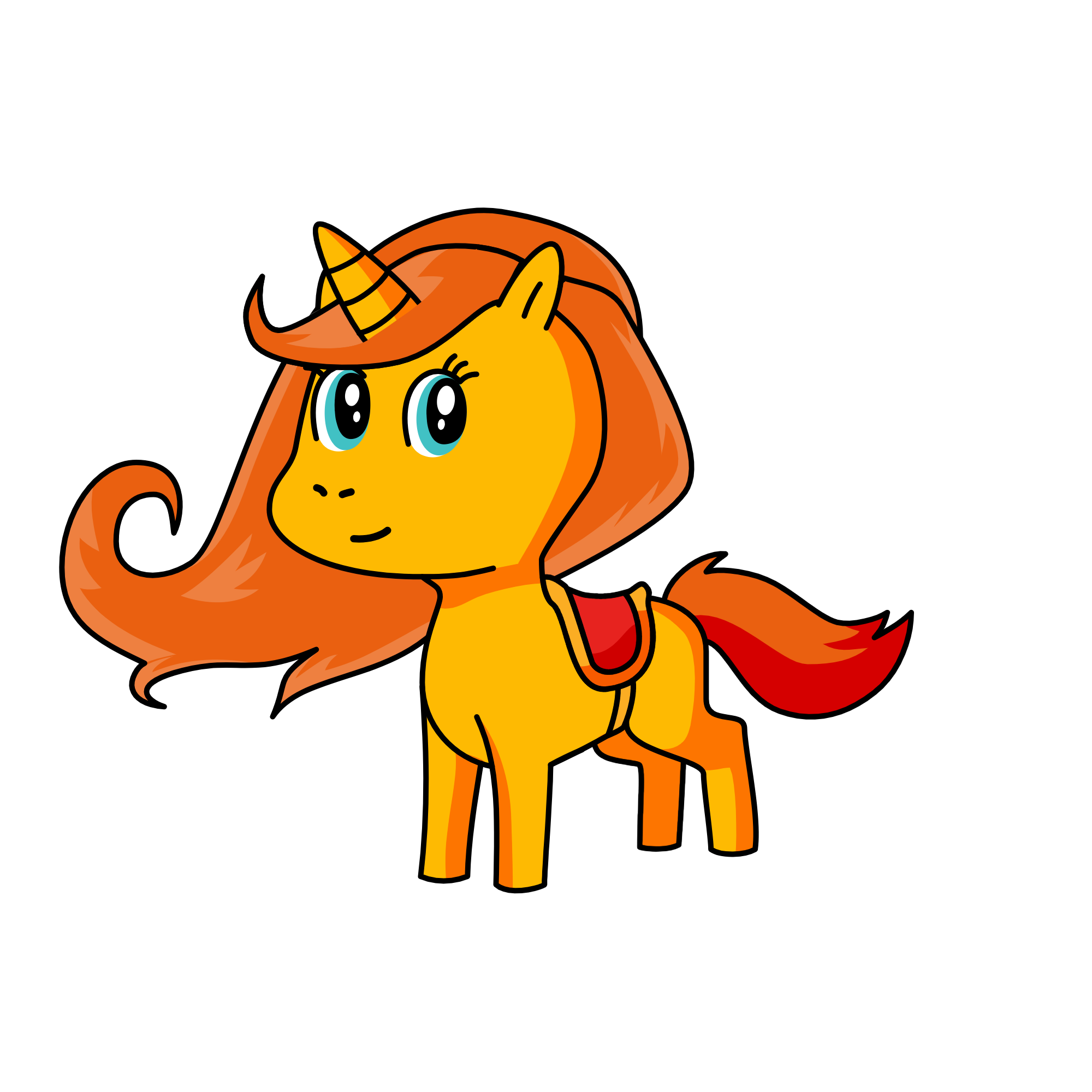 Sunset Shimmer, the unicorn
