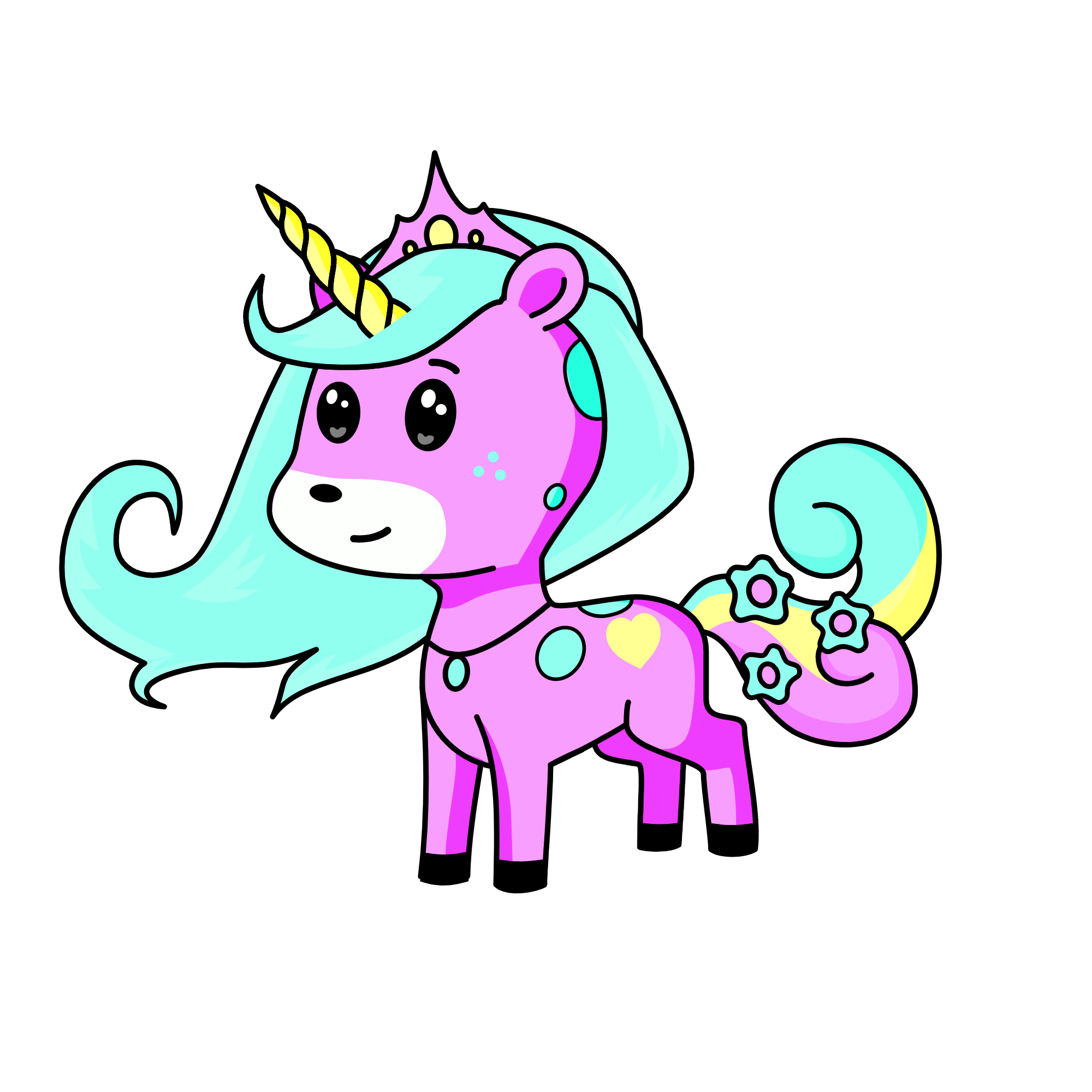 candy, the unicorn