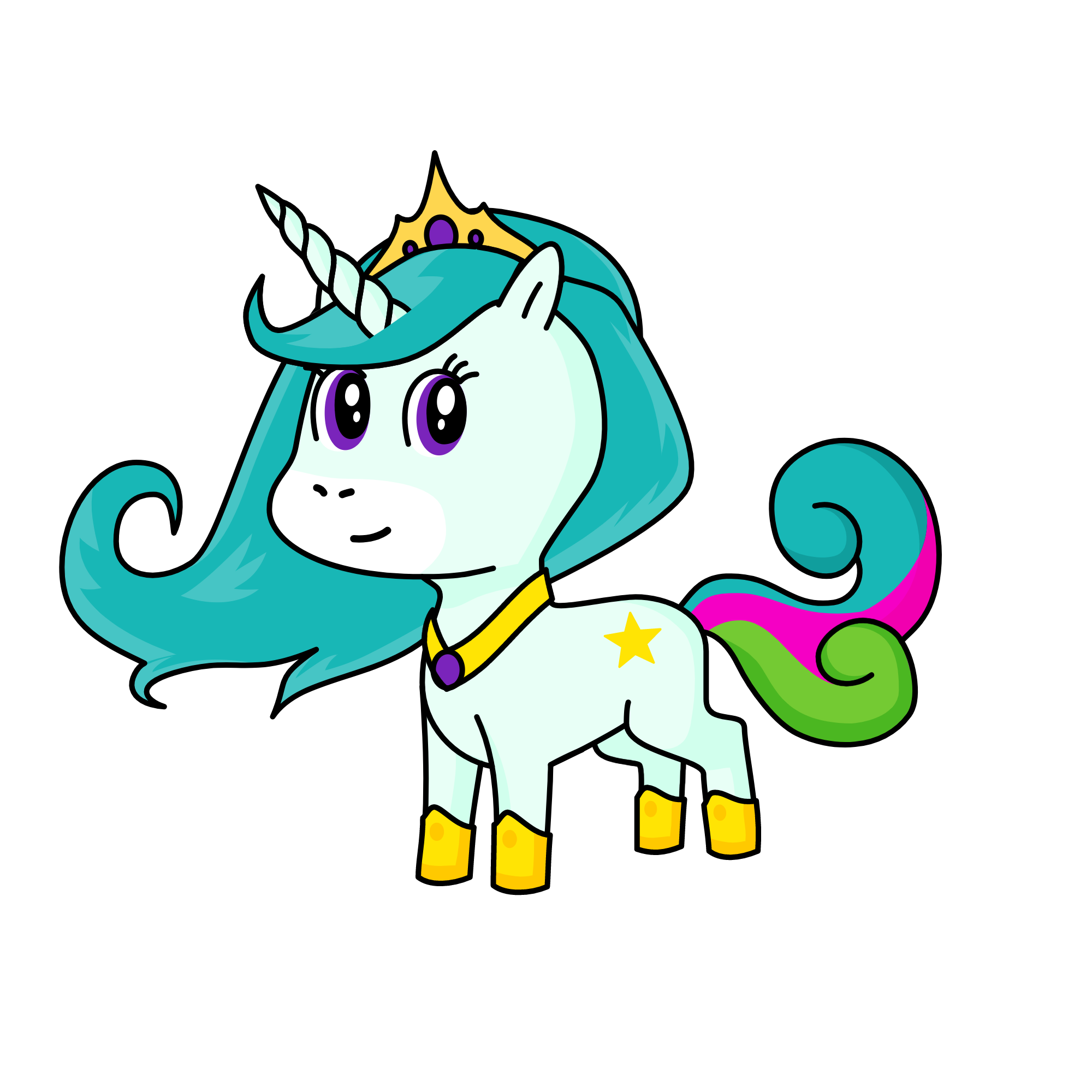 Celestia, the unicorn