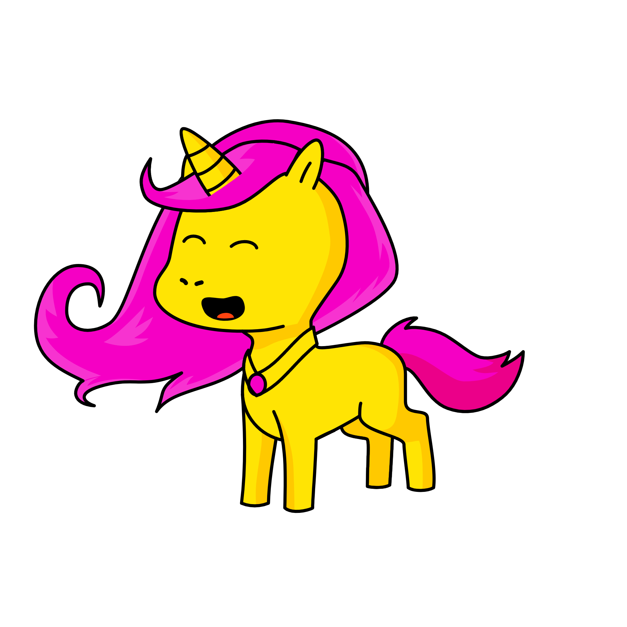 Flutter shy , the unicorn