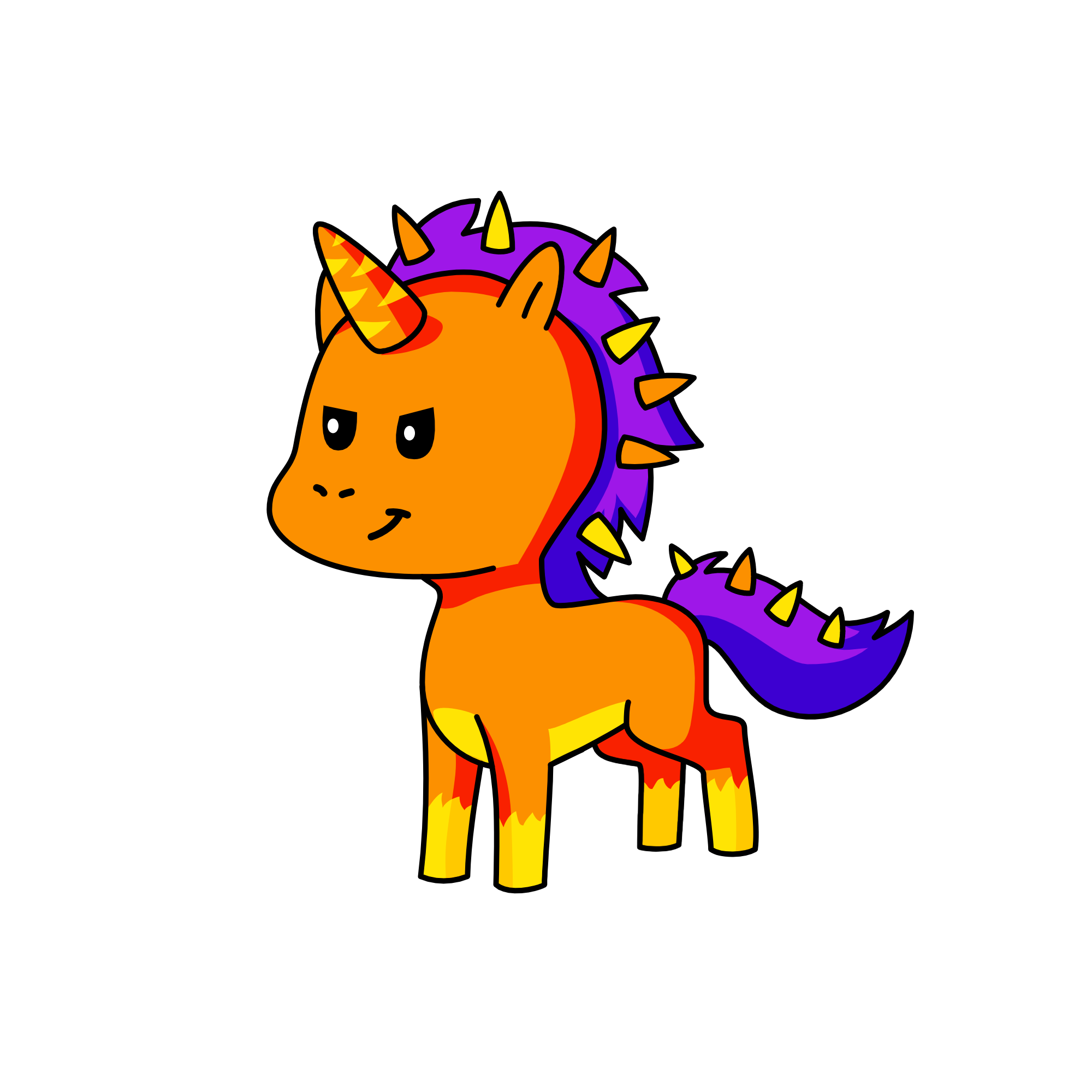 Smolder, the unicorn
