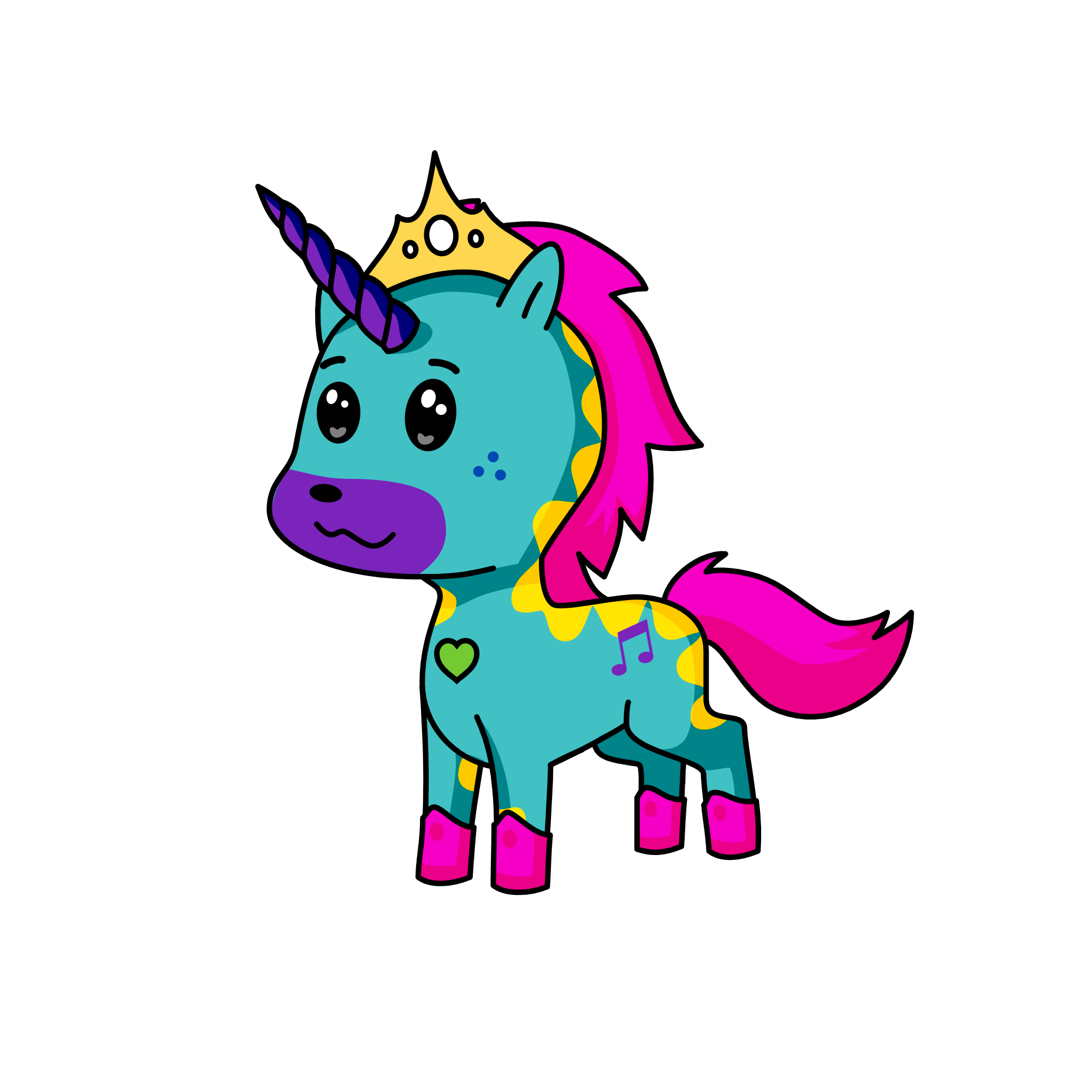 gece, the unicorn