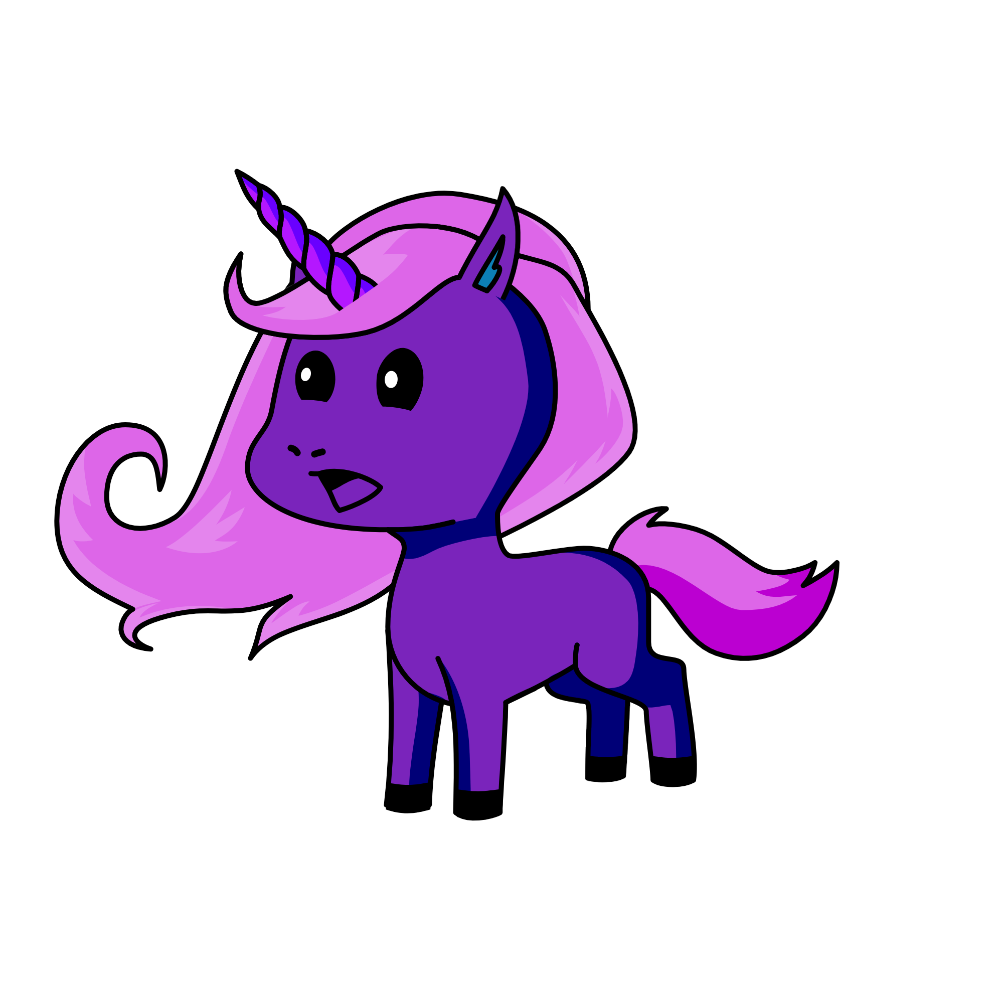 Sadness, the unicorn
