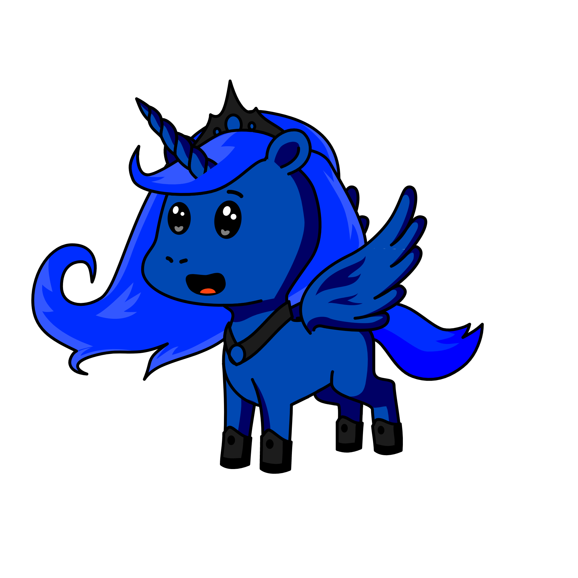 Princess Luna, the unicorn