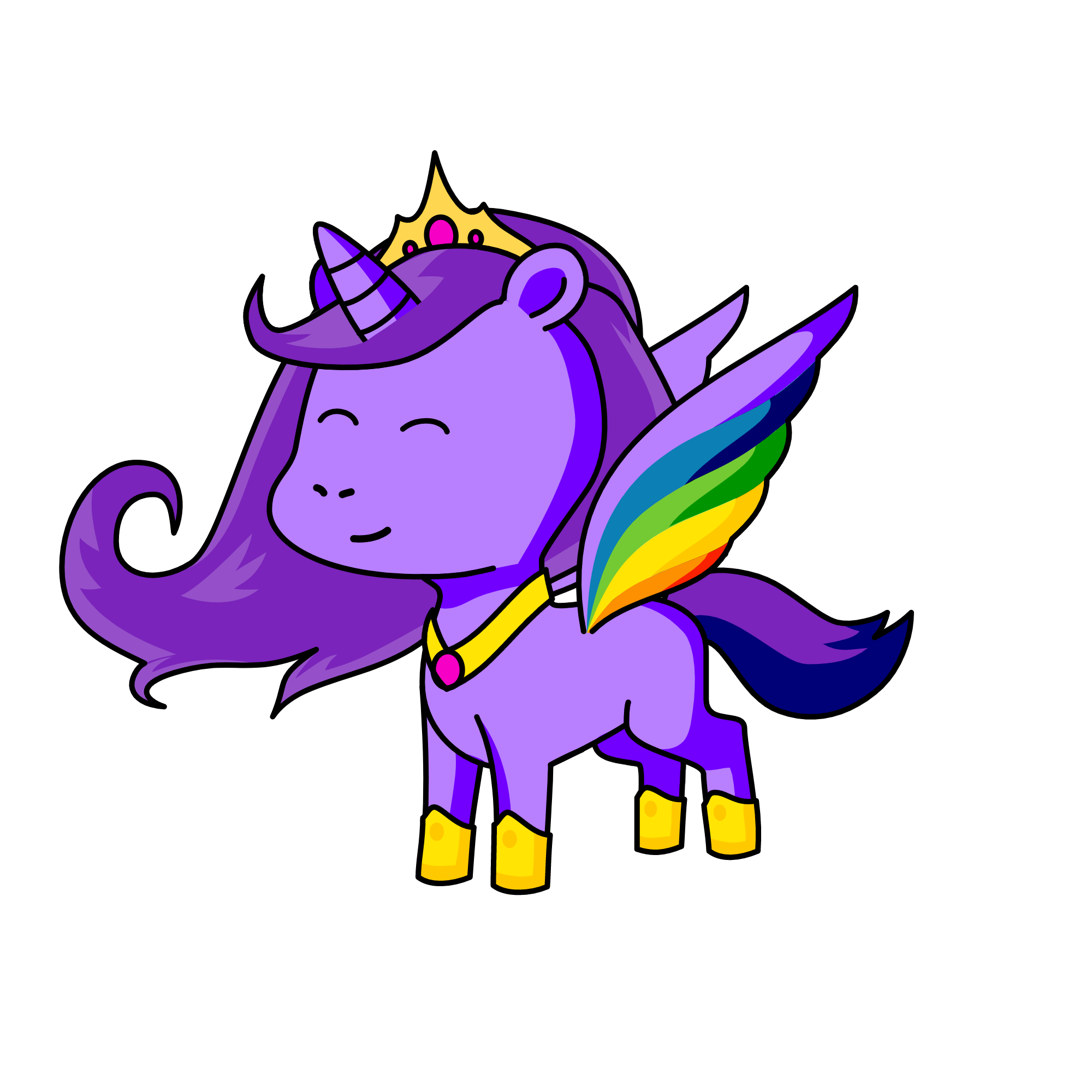 Princess Twilight Rainbow Roadtrip, the unicorn
