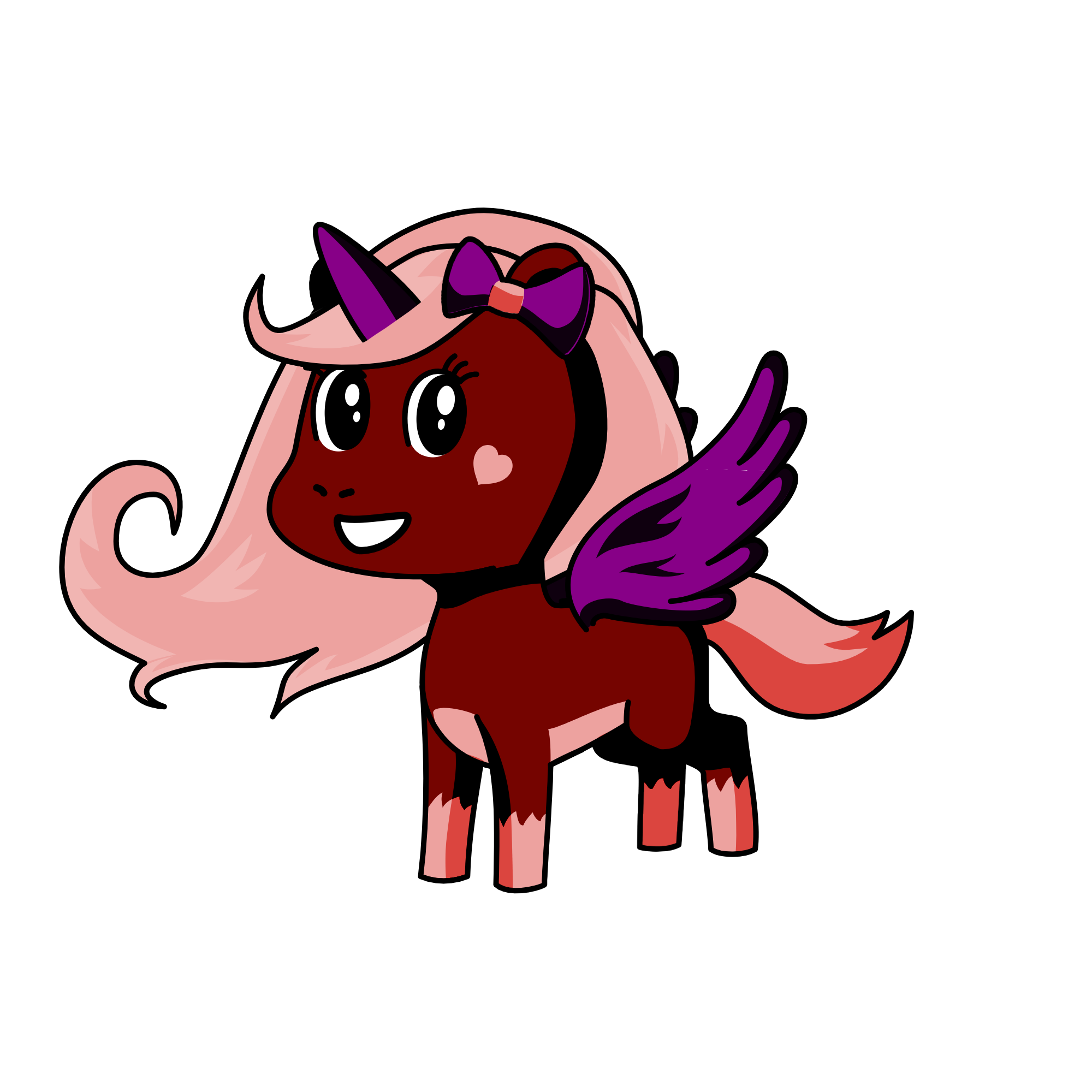Lilagened, the unicorn