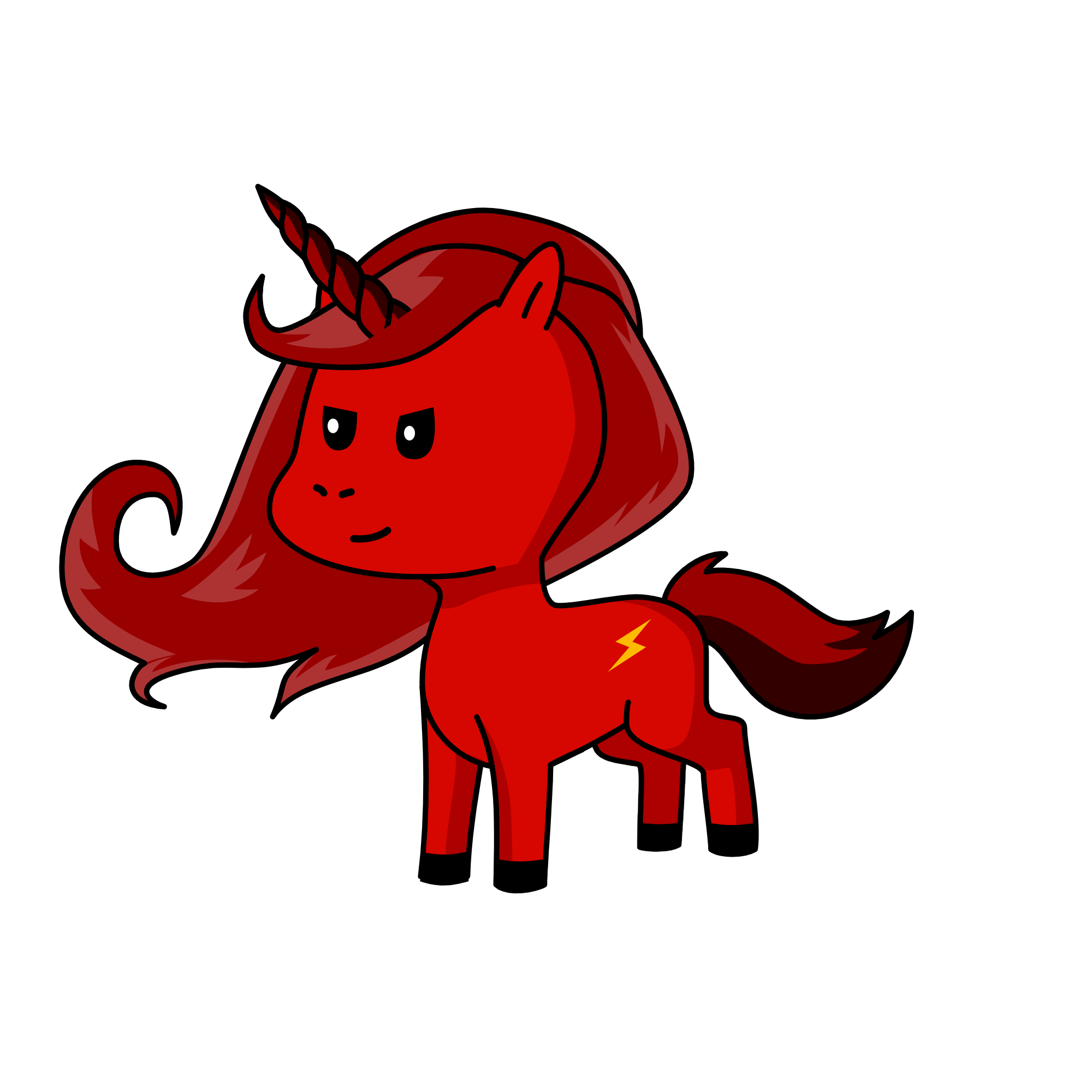 Speedy, the unicorn