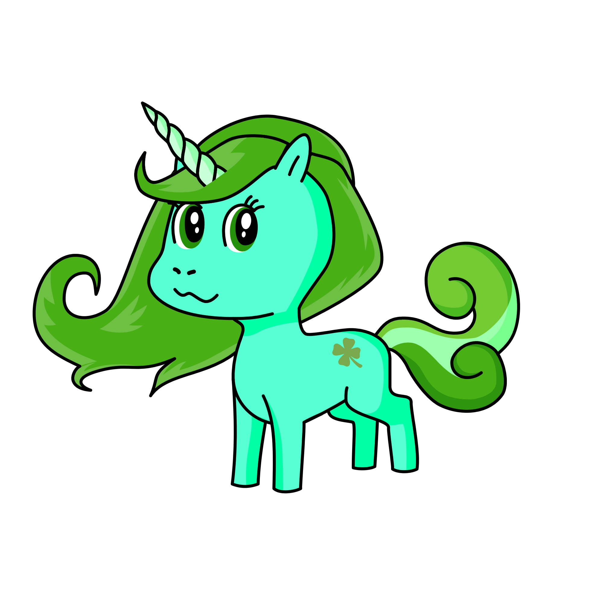 Clover, the unicorn