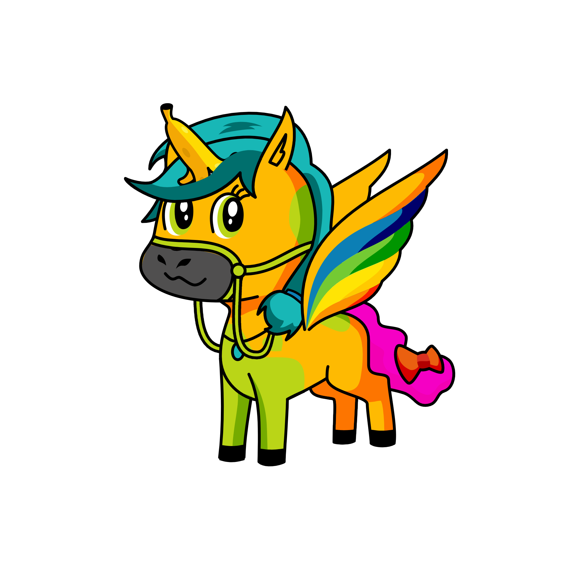 CUTIE TIME, the unicorn