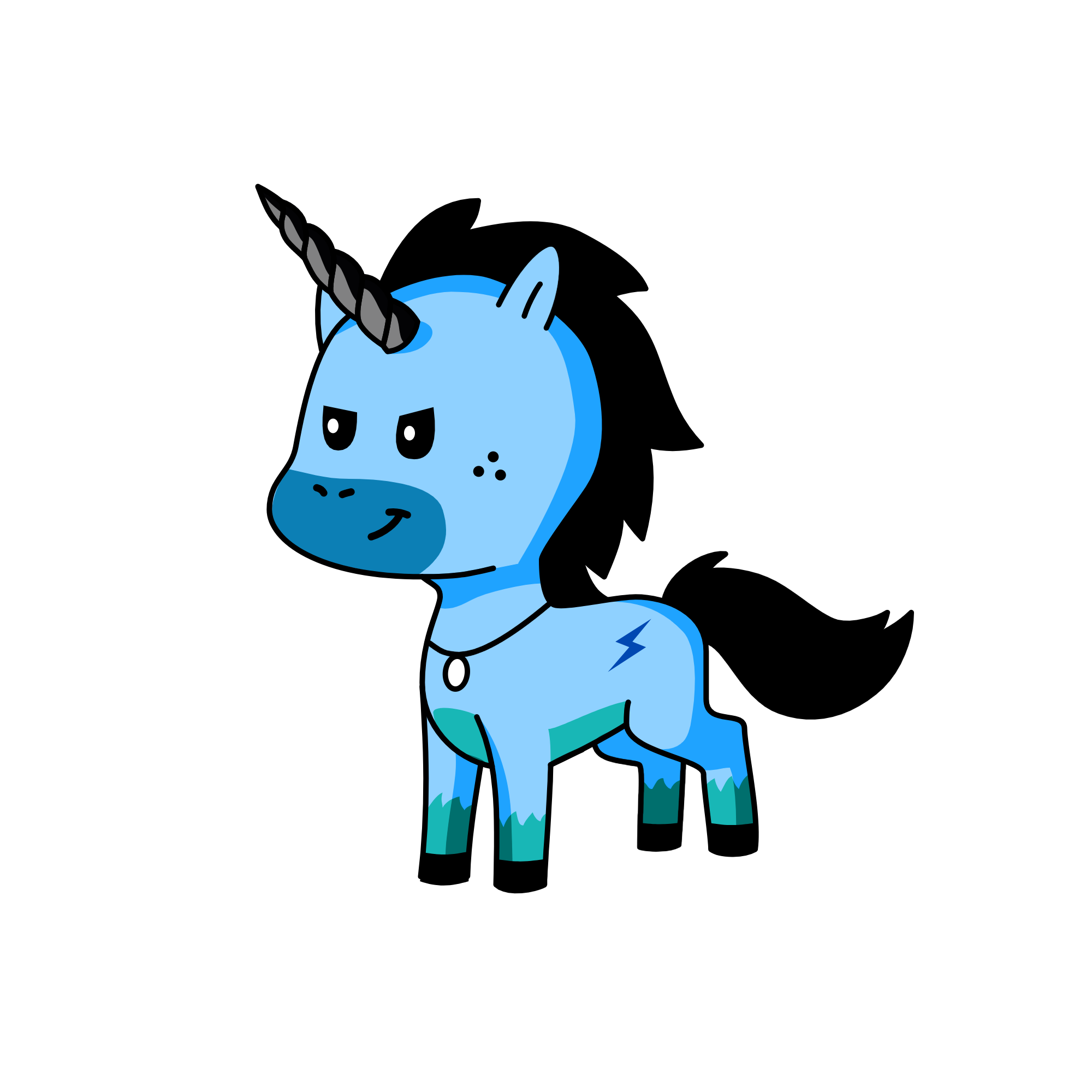 Nightwing, the unicorn