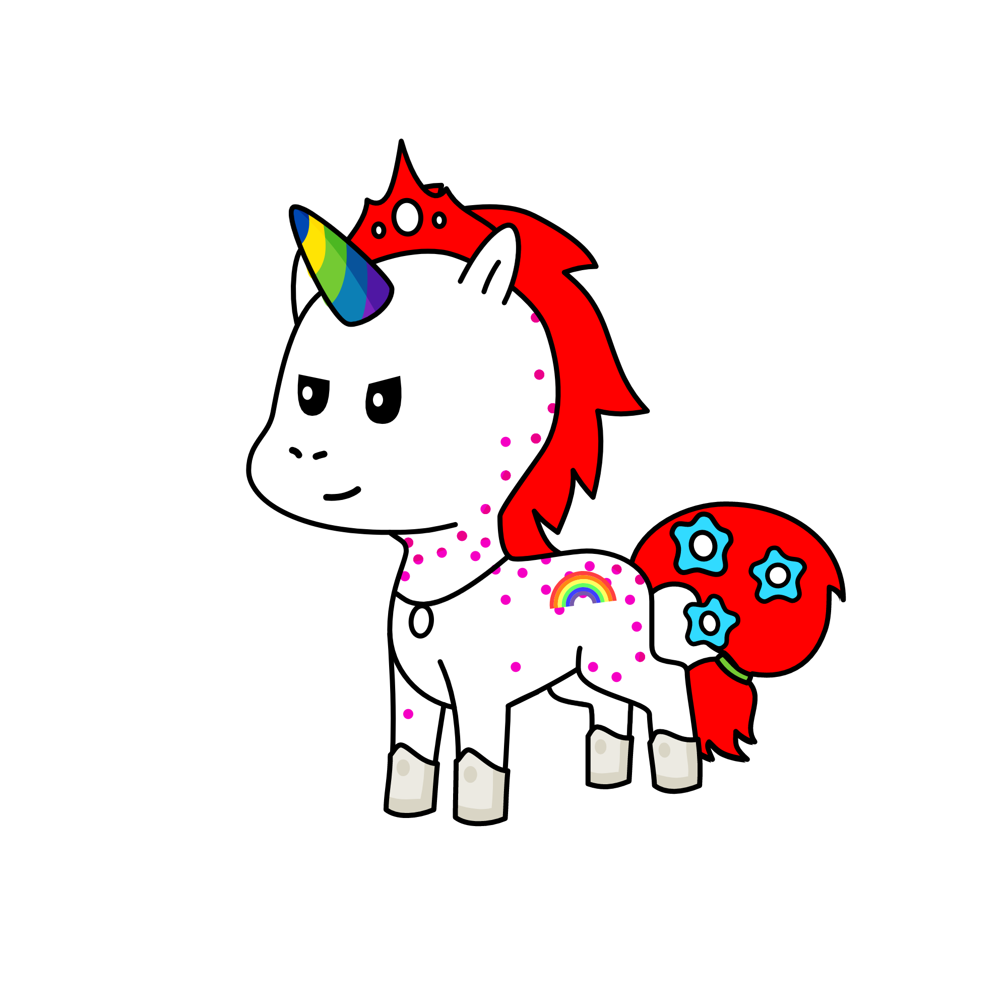 poop, the unicorn