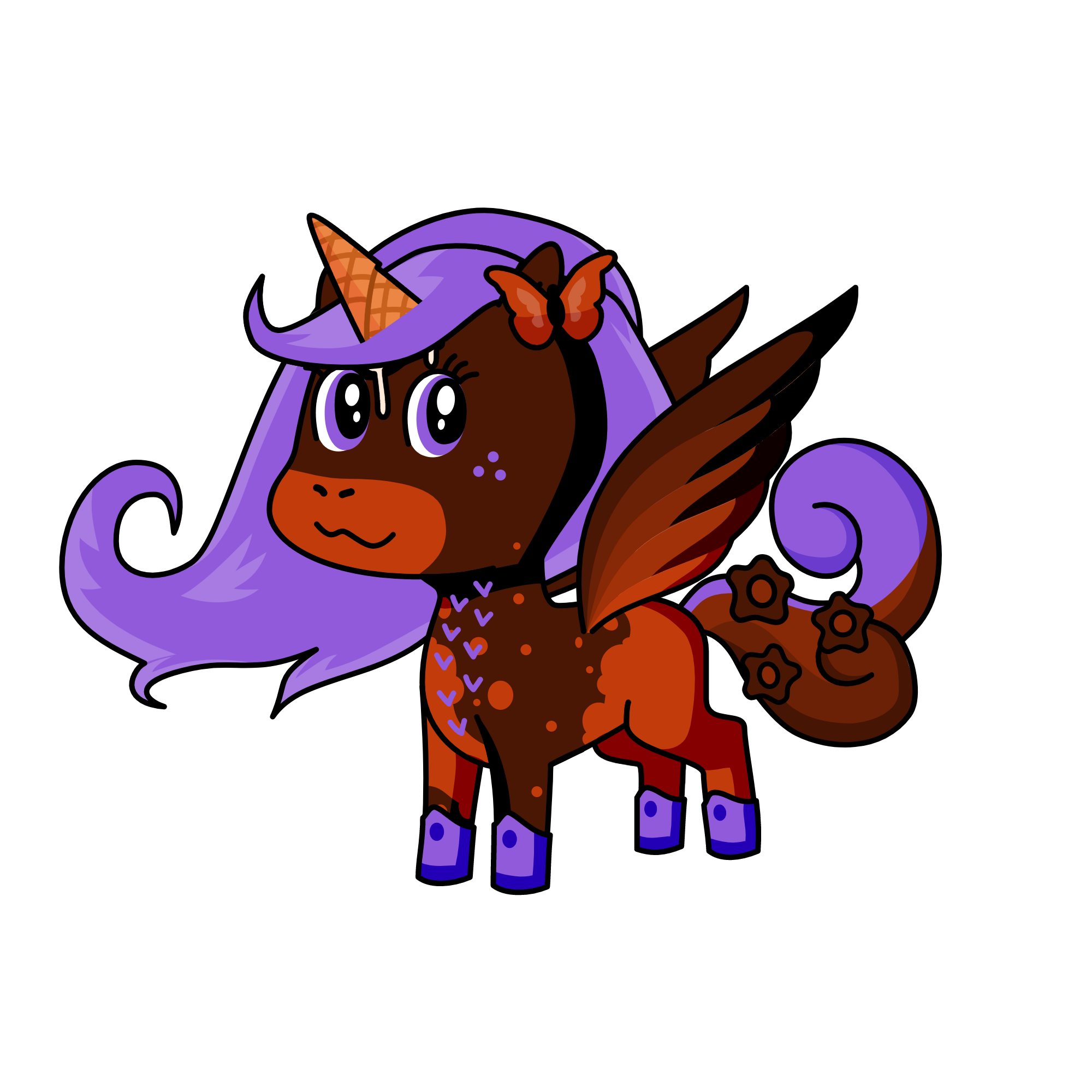 choclate, the unicorn