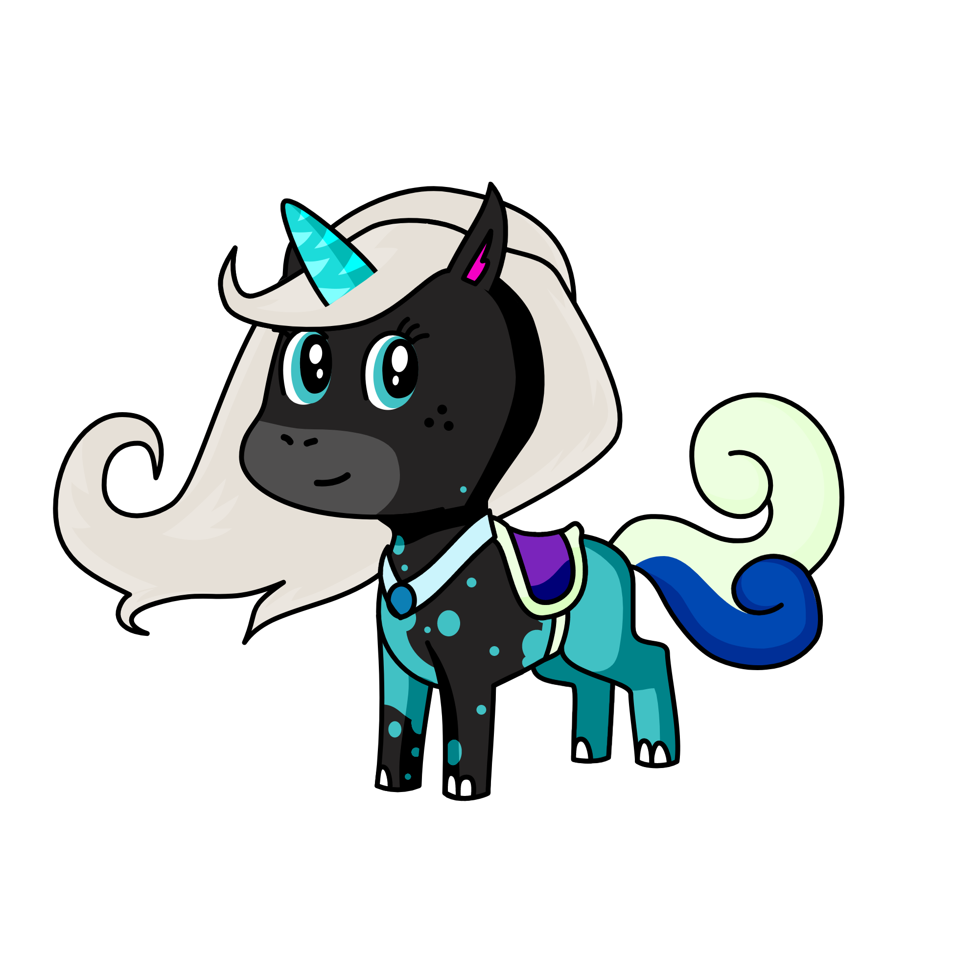 moon, the unicorn
