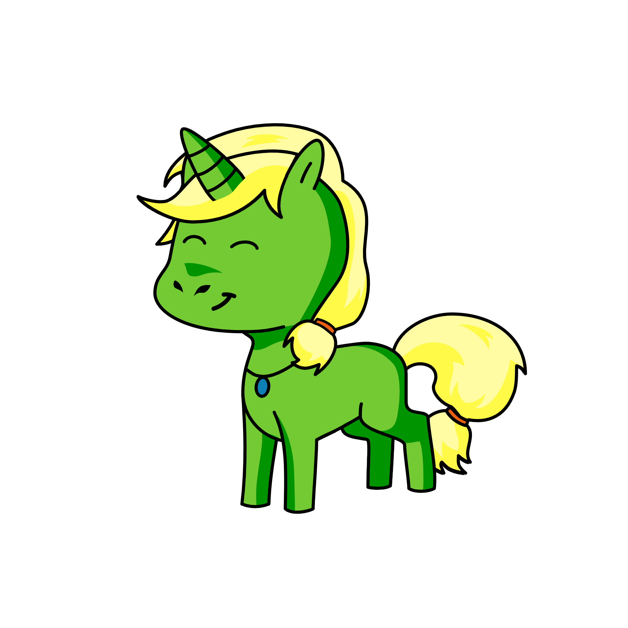 Granny Smith, the unicorn